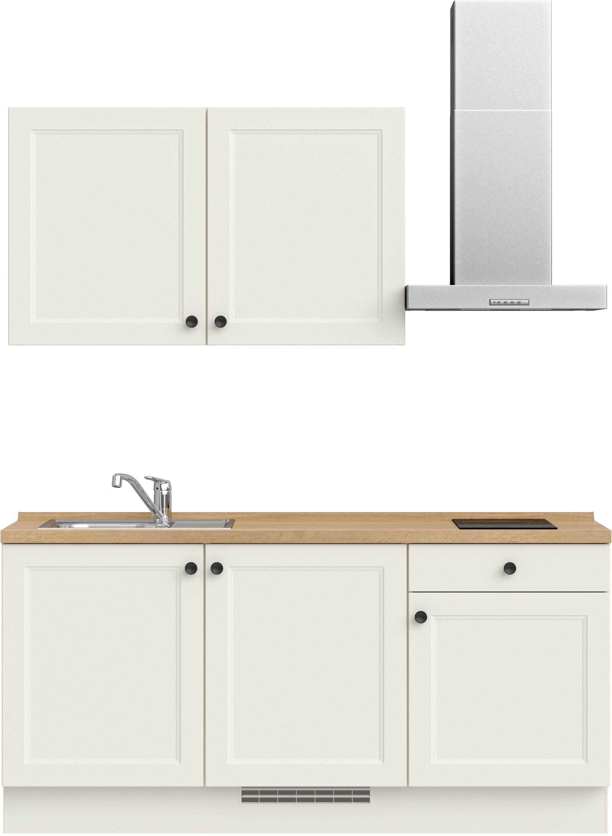 nobilia® Küchenzeile »"Cascada I"«, vormontiert, Ausrichtung wählbar, Breite 180 cm, wahlw. mit E-Geräten