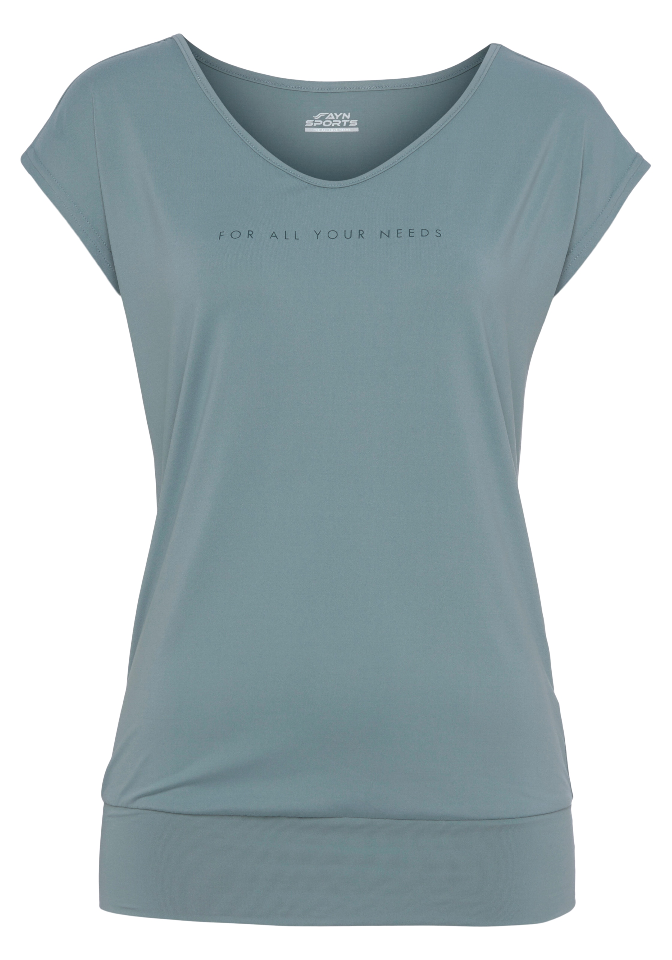 FAYN SPORTS Funktionsshirt »Cuffed Tee« atmungsaktiv,  schnell trocknend,  aus Jerseystoff