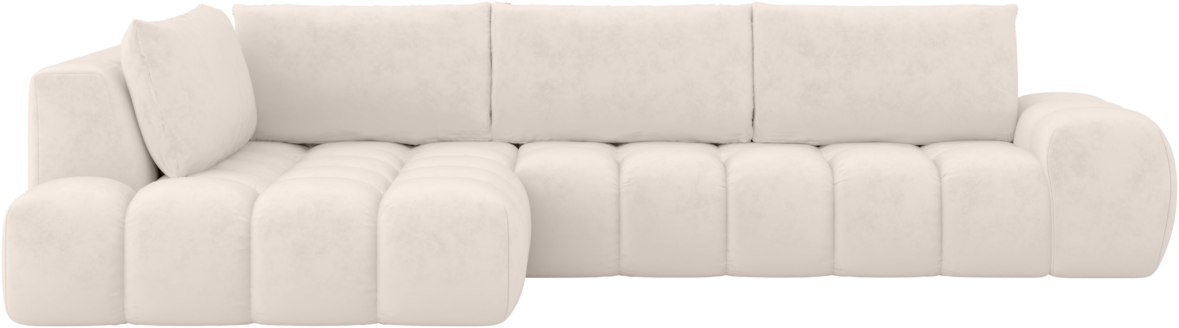 OTTO home Ecksofa »AZITA L-Form, XXL 352 cm Designsofa in Bubble-Opitk« los günstig online kaufen