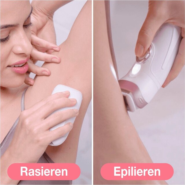 Braun Epilierer »Silk-épil 9 9-975 6-in-1«, Kabellose Wet&Dry  Haarentfernung 6-in-1 Epilierer für Gesicht & Körper im Online-Shop  bestellen