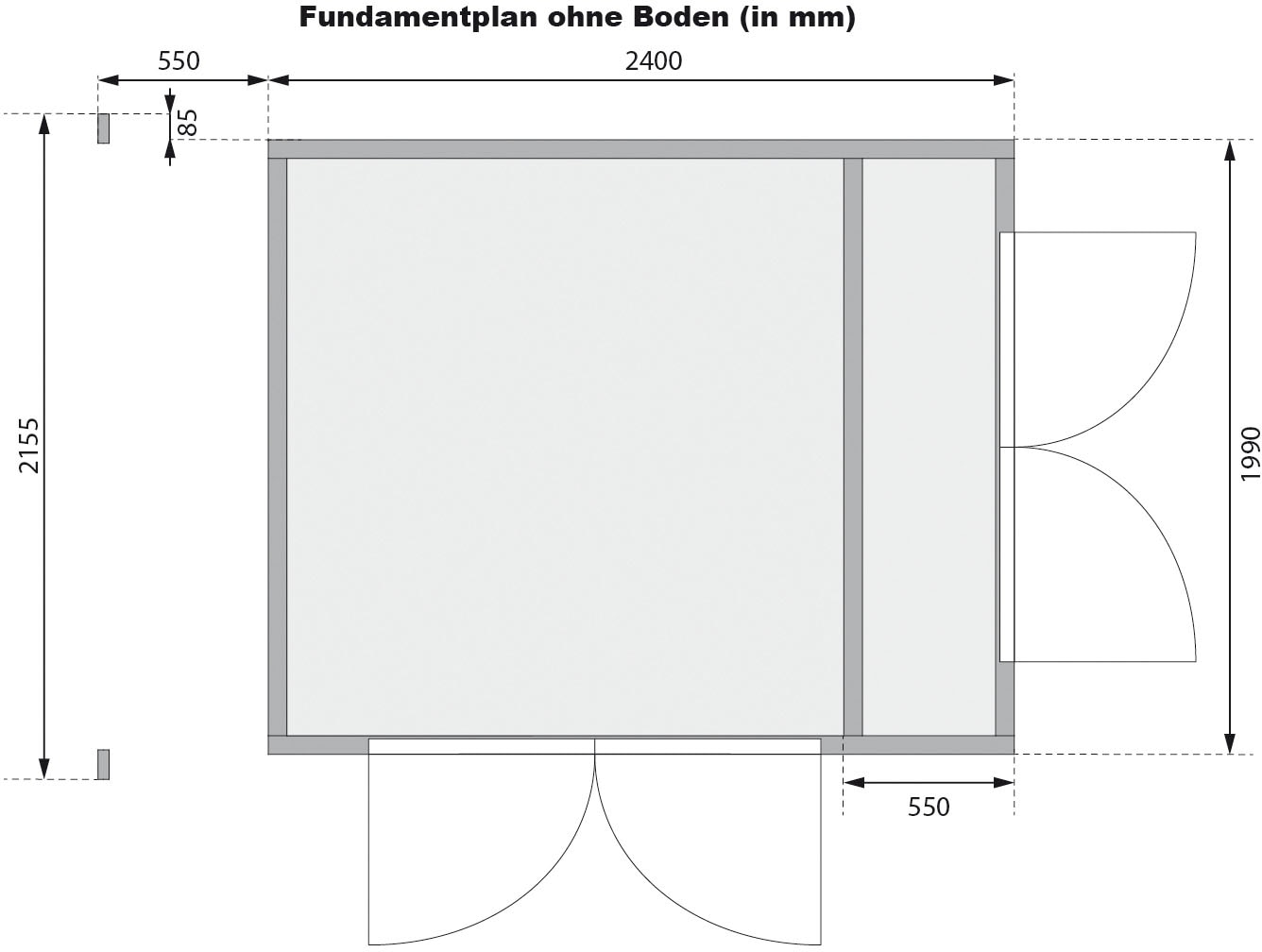 Karibu Gartenhaus »28mm Multifunktionshaus Satteldach«, naturbelassen oder terragrau
