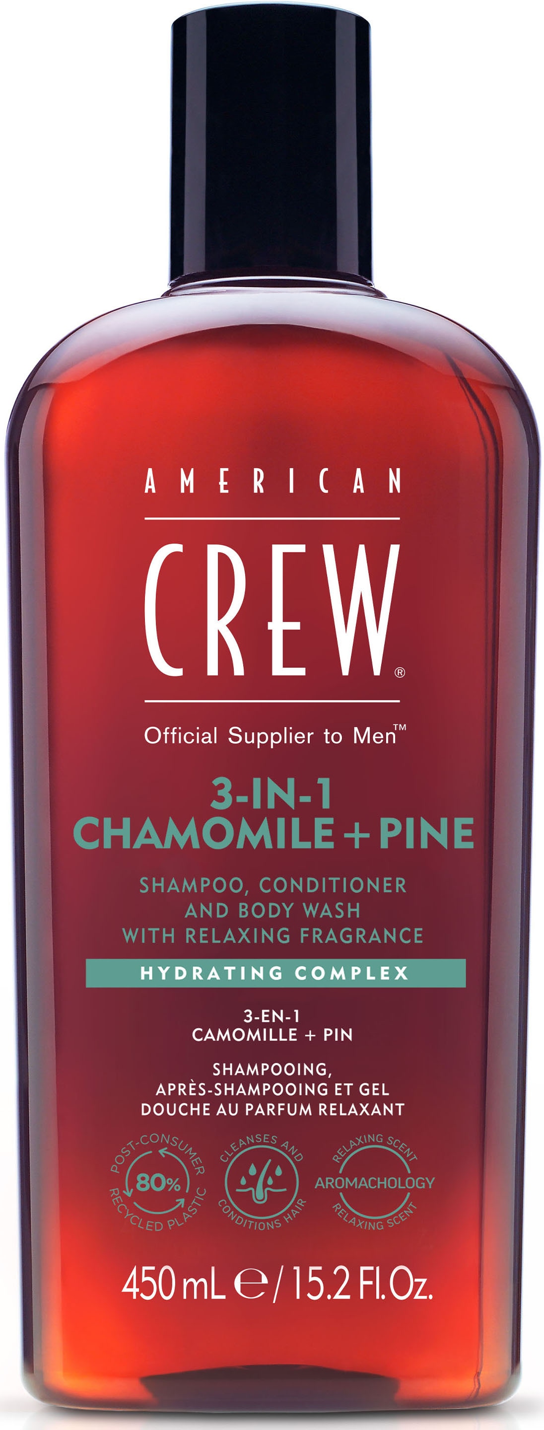 Haarshampoo »3In1 Chamomile & Pine Shampoo, Conditioner & Body Wash 450 ml«, (1 tlg.)
