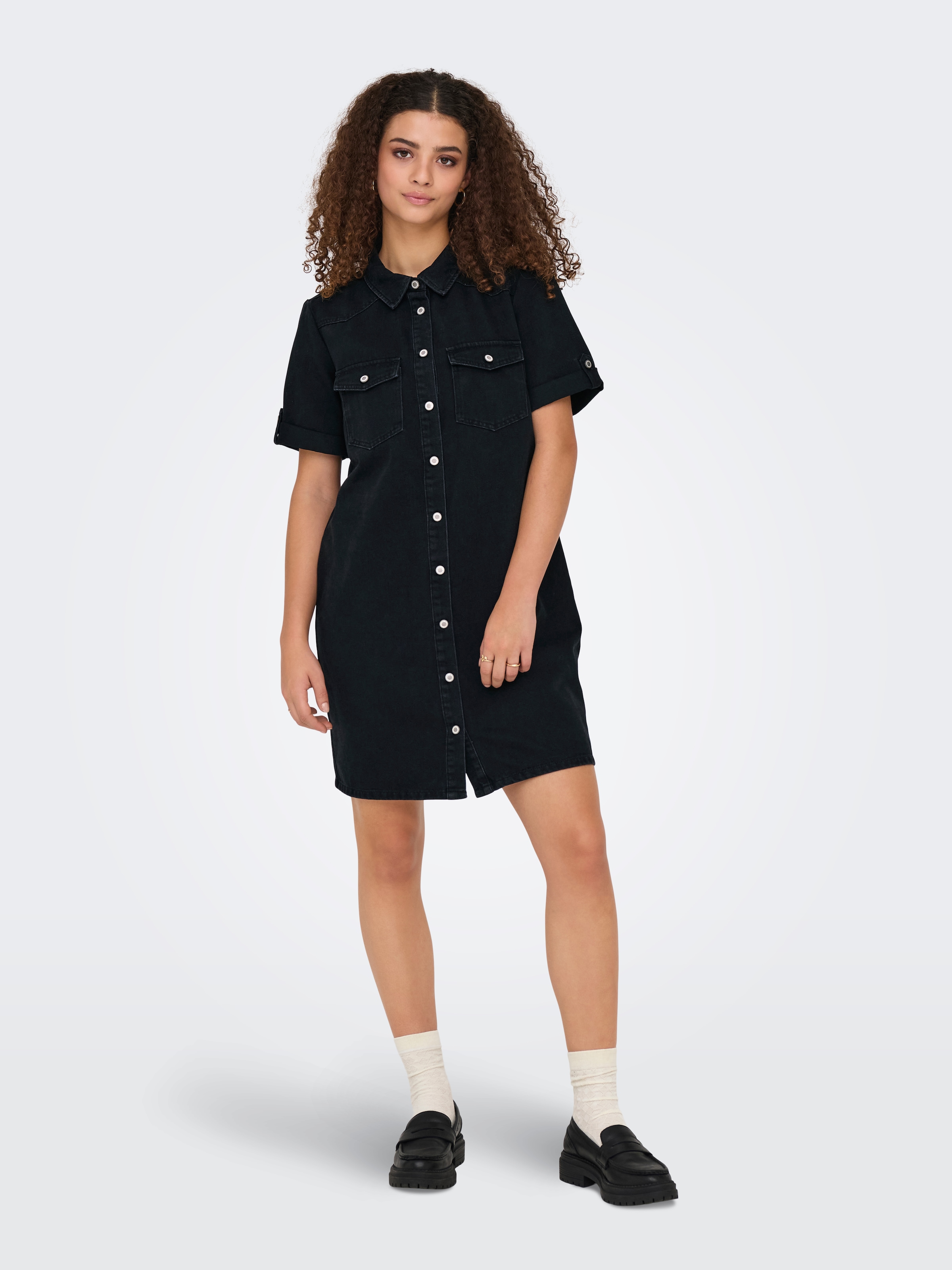 ONLY Jeanskleid »ONLLISA S/S DNM DRESS GUA«