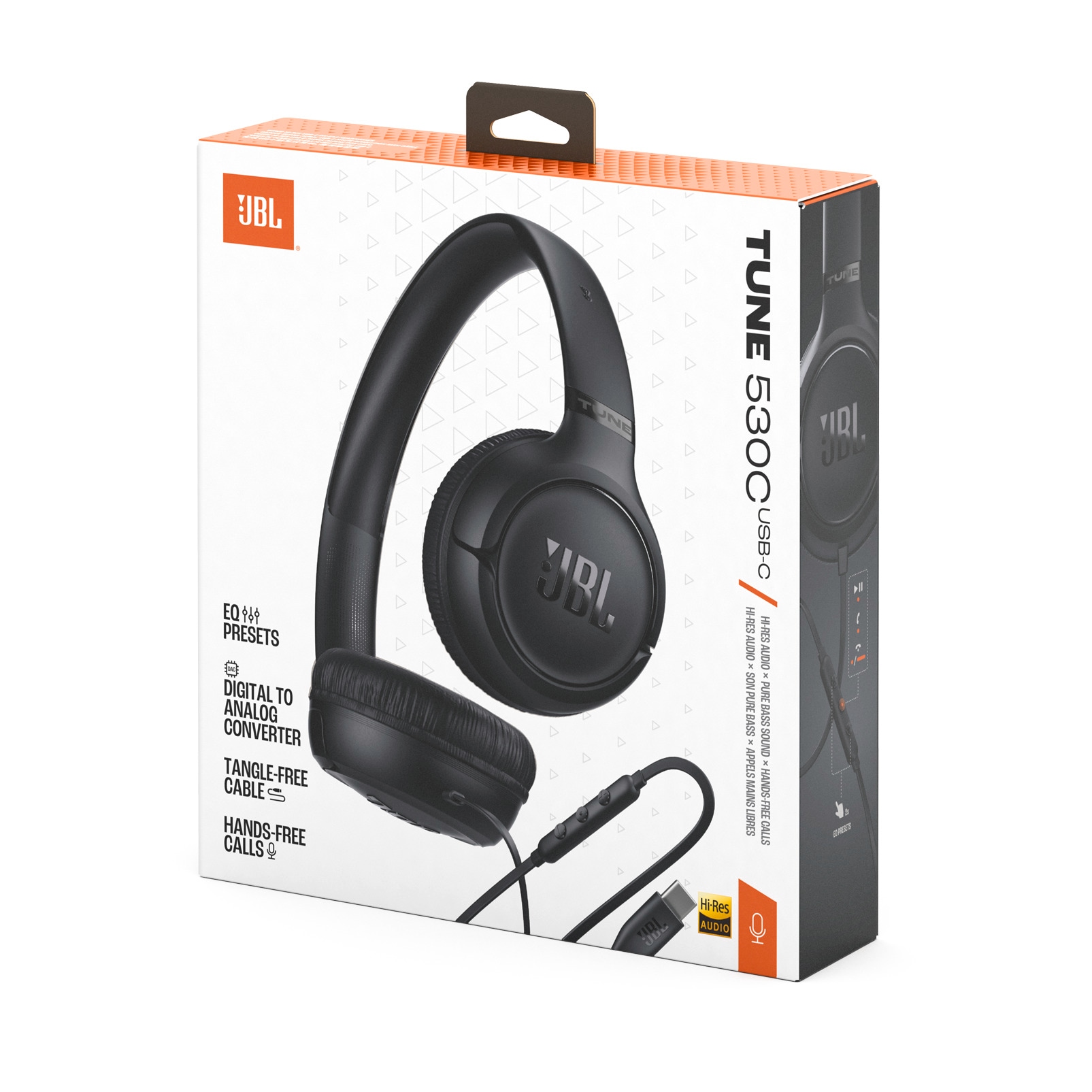 JBL On-Ear-Kopfhörer »Tune 530C USB-C« Freisprechfunktion Kabelgebundener On-Ear-Kopfhörer