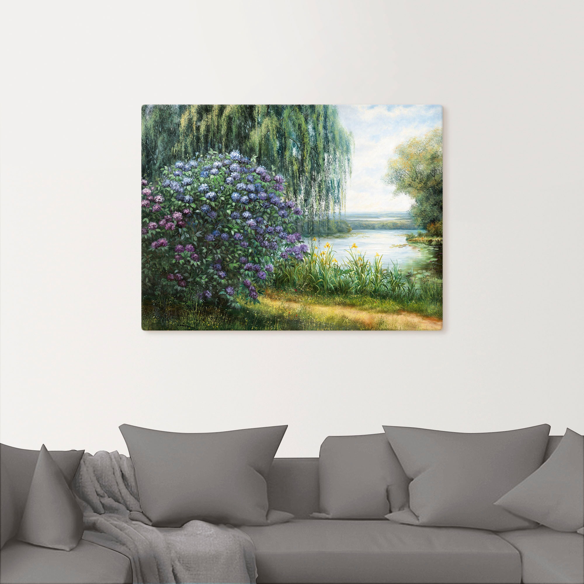 Artland Wandbild »Am See«, Seebilder, (1 St.), als Leinwandbild, Poster in günstig online kaufen