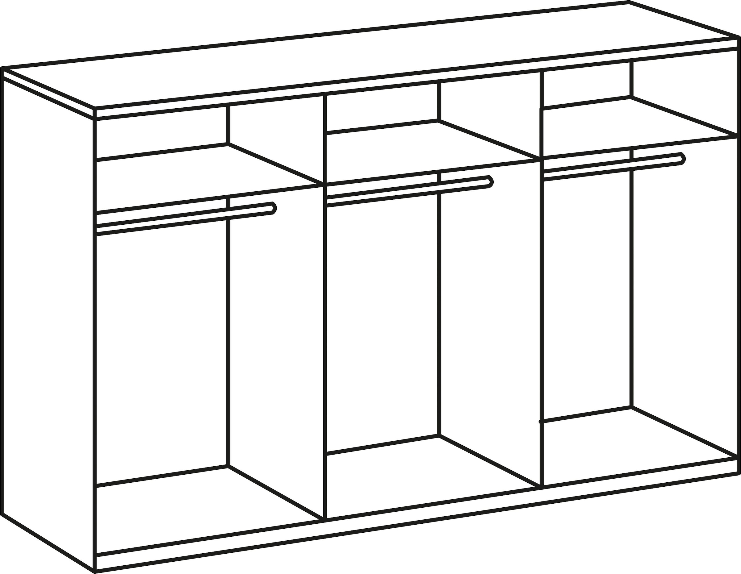 Wimex Kleiderschrank »New York, Wäscheschrank, Garderobe, Aufbewahrung«, in vielen Breiten, individuelles Stauraumwunder, Höhe 208 oder 236cm