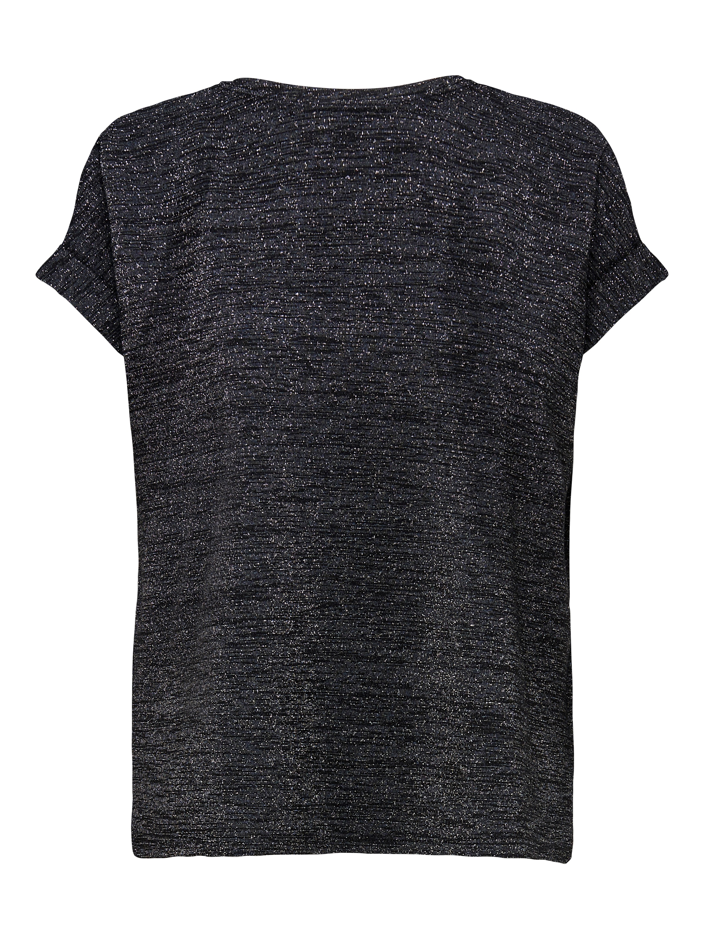 ONLY Kurzarmshirt »ONLMOSTER GLITTER S/S TOP NOOS JRS« mit Glitzerdetail