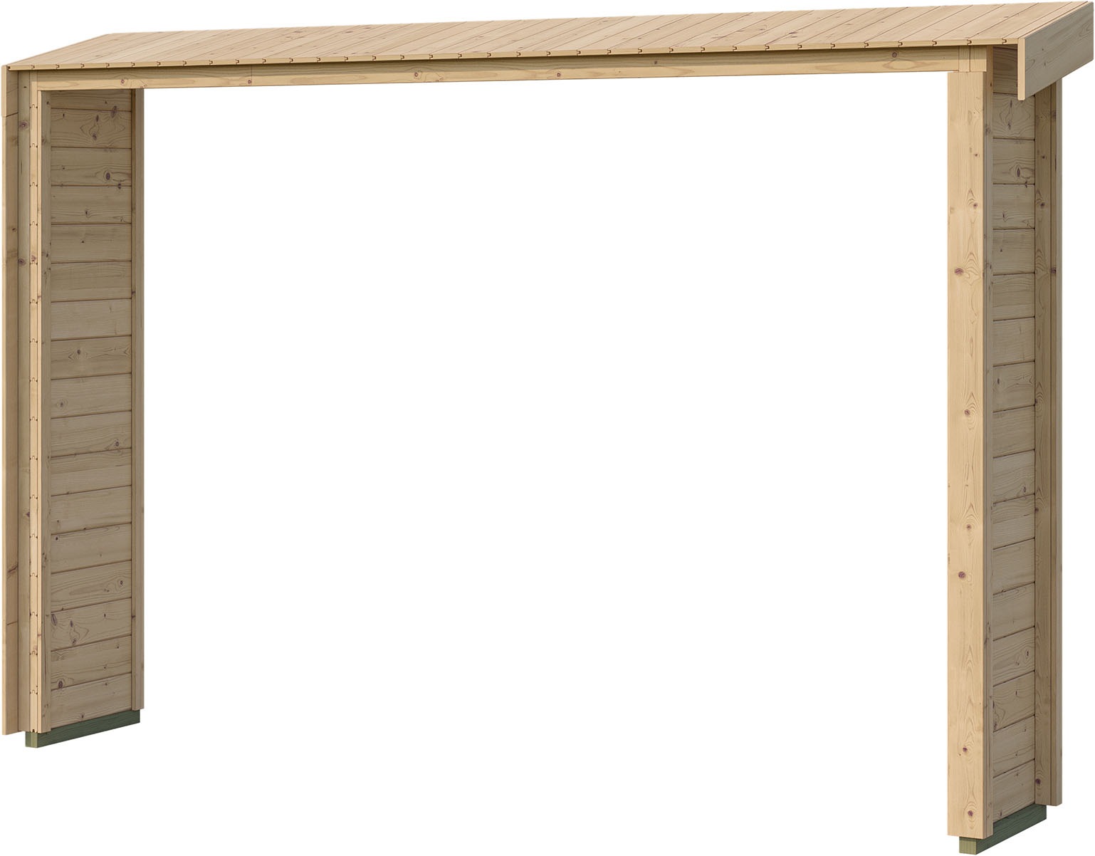 weka Gartenhaus-Anbaudach »optionale Erweiterung für Gartenhaus Killarney«