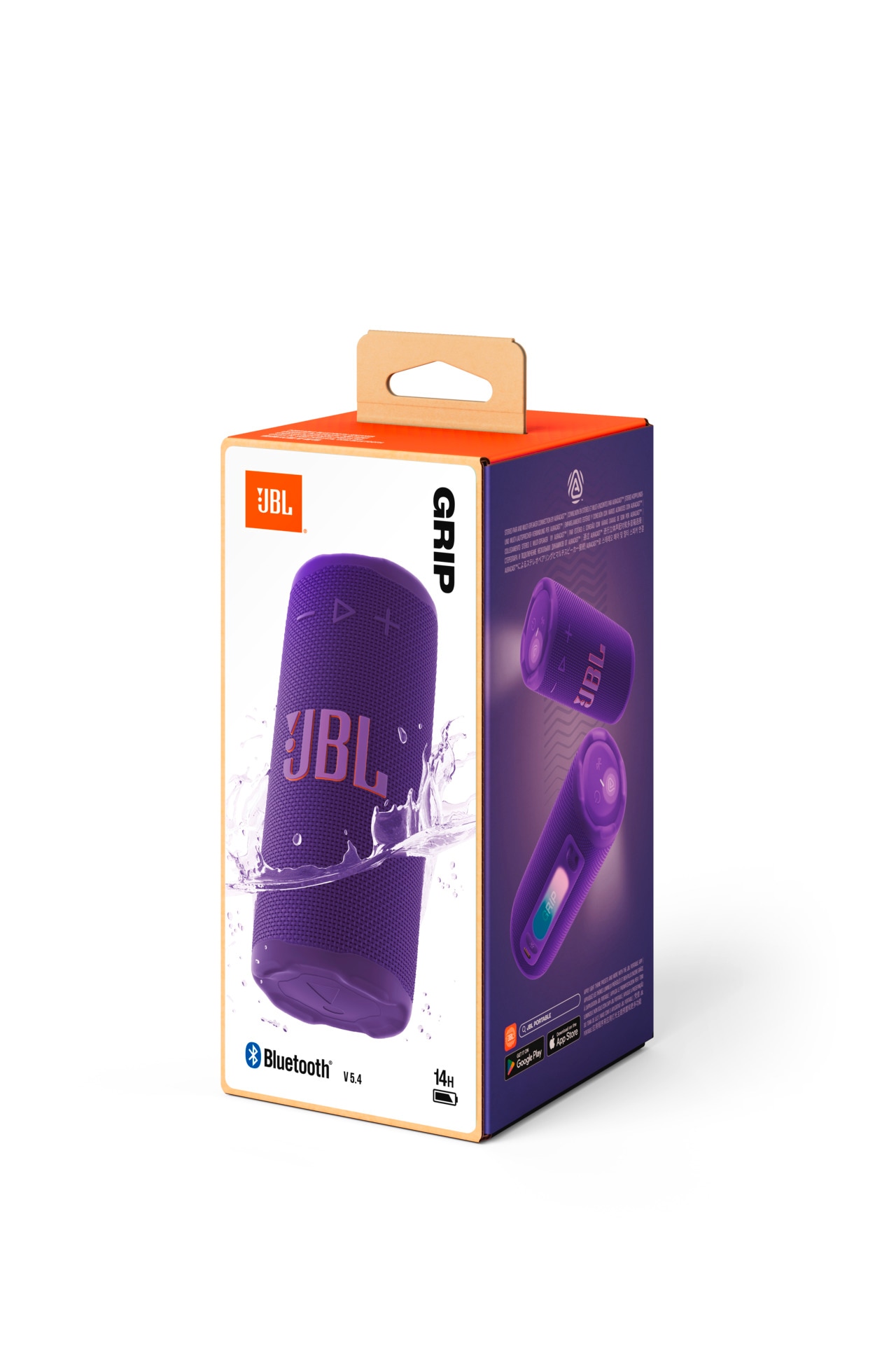 JBL Bluetooth-Lautsprecher »GRIP«, Kompakter Bluetooth-Speaker, starker JBL Pro Sound und Ambient Light