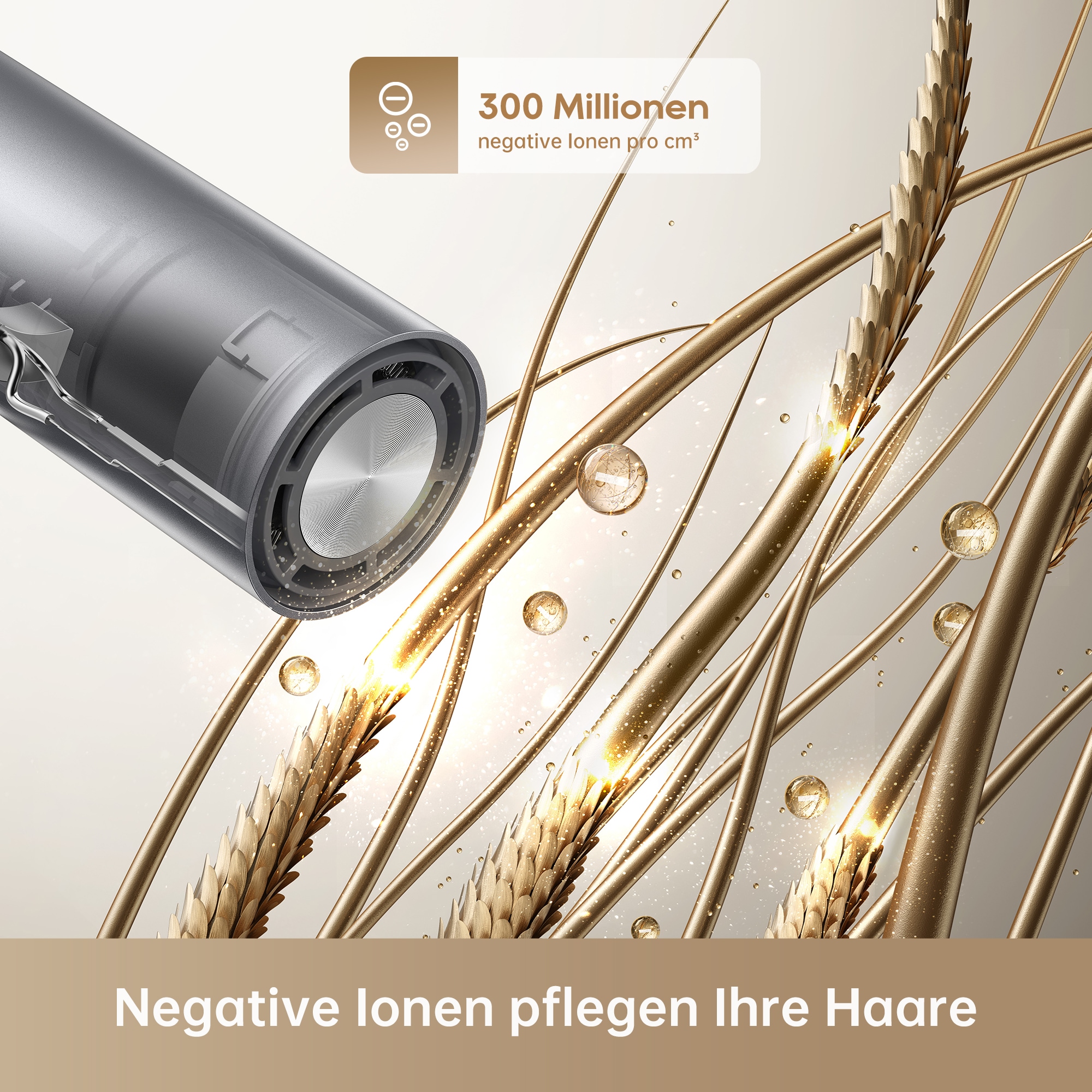 Dreame Haartrockner »Pocket Neo 2« 1.300 W 3 Aufsätze