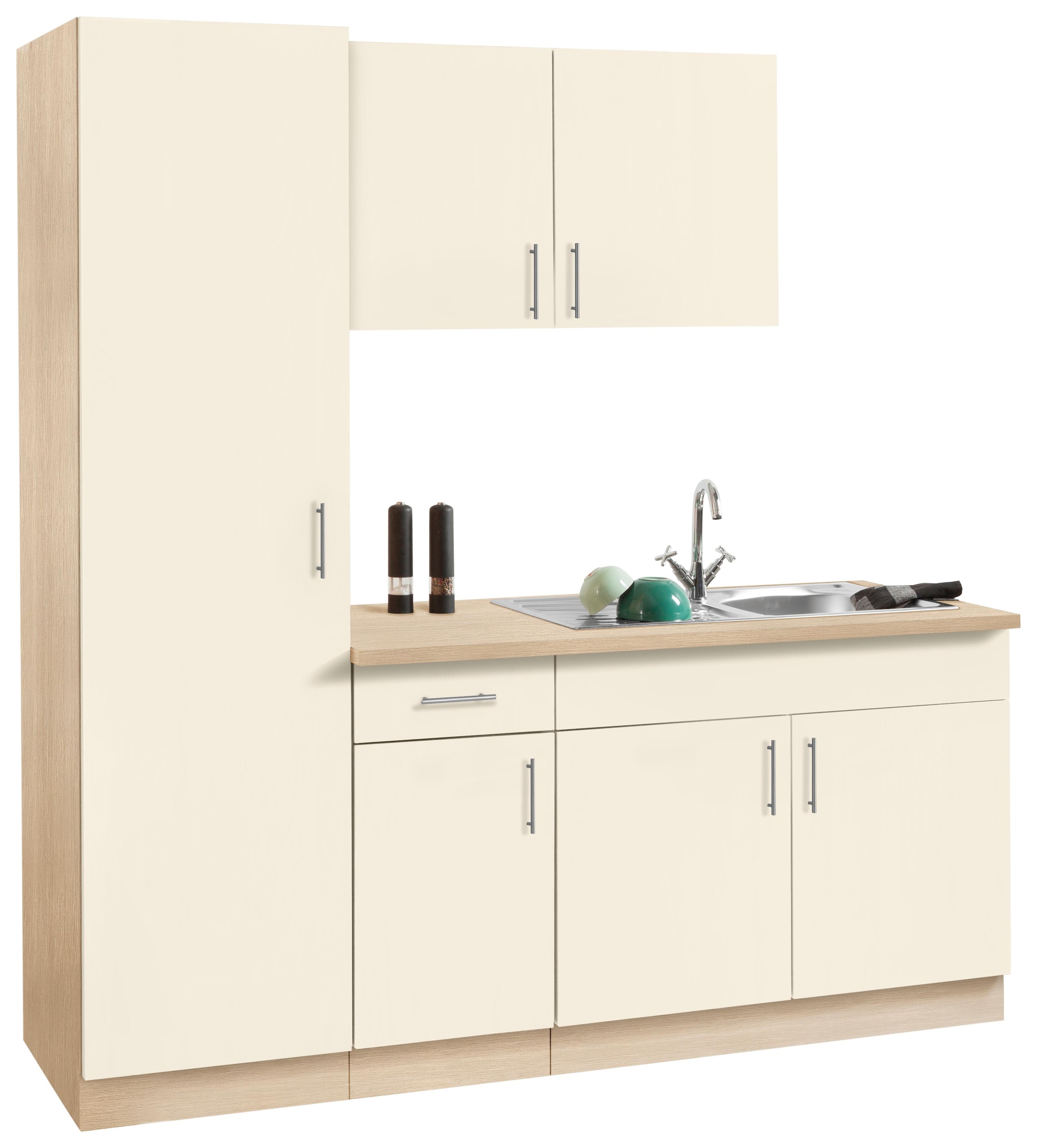 wiho Küchen Küche »Kiel« ohne E-Geräte, Breite 190 cm, Tiefe 60 cm günstig online kaufen