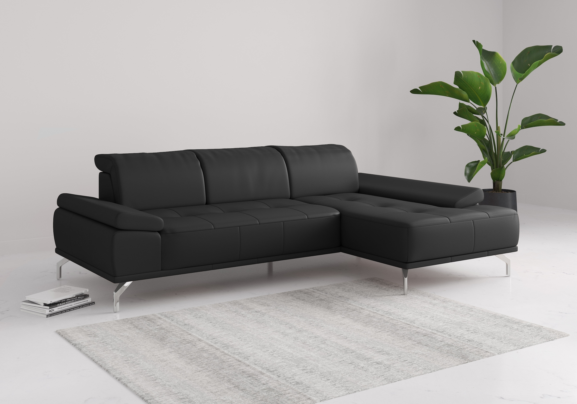 Places of Style Ecksofa »Caluna«, Inkl.Sitztiefenverstellung, wahlweise mit günstig online kaufen