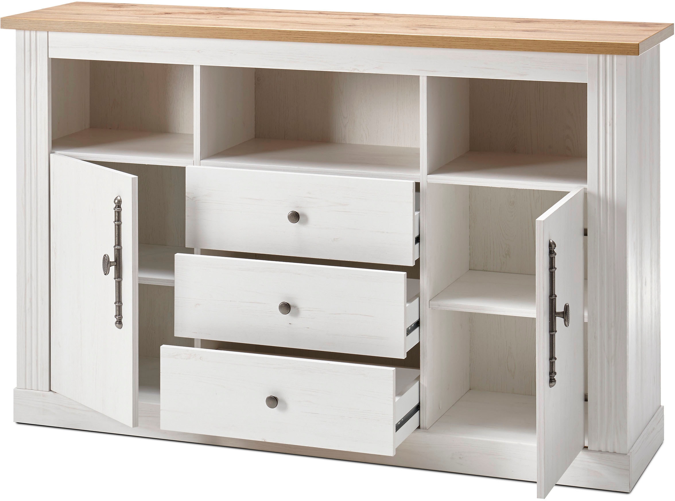 Home affaire Sideboard »Westminster«, im romantischen Landhausstil