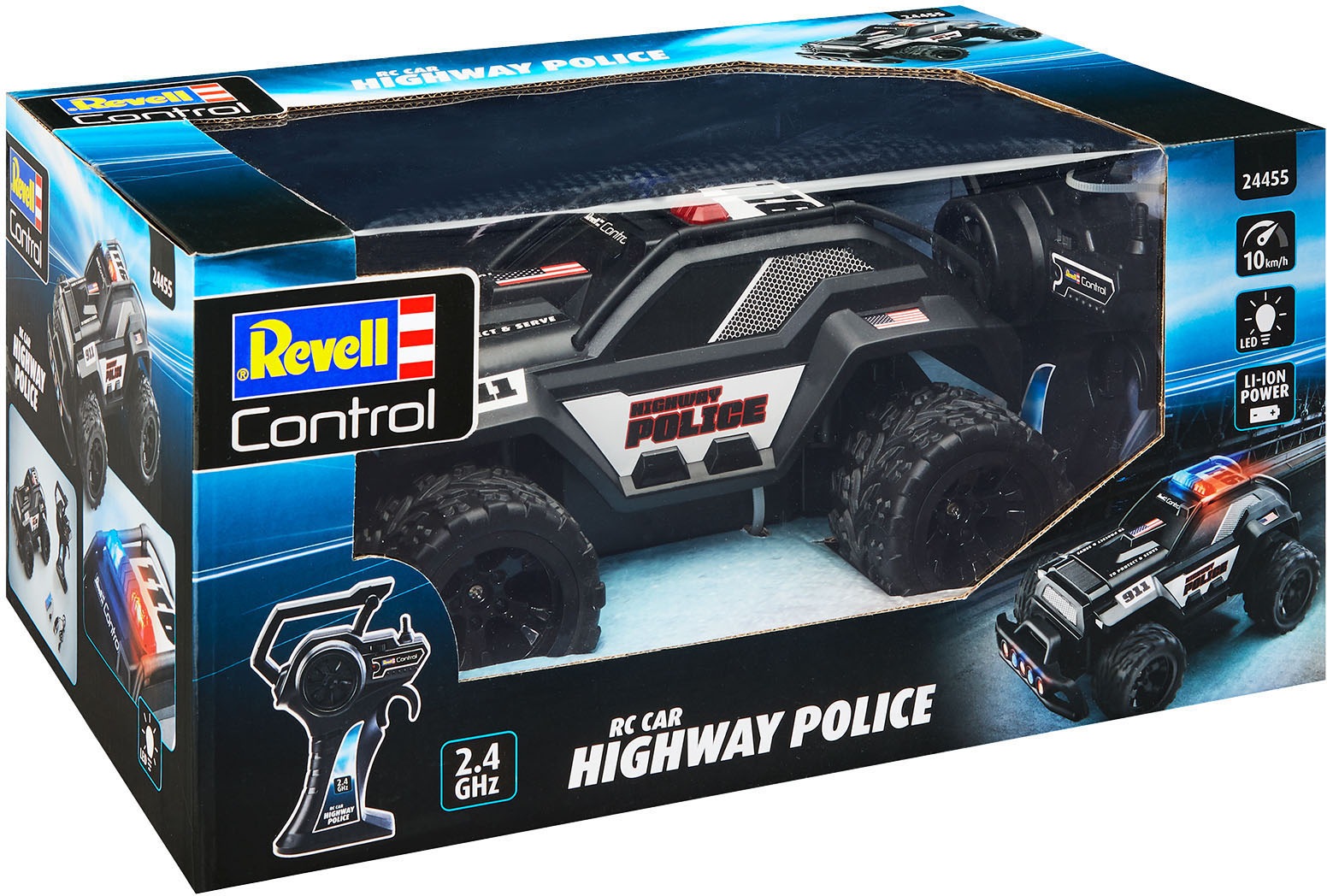 Revell® RC-Auto »Highway Police«, mit LED Blaulichtbalken