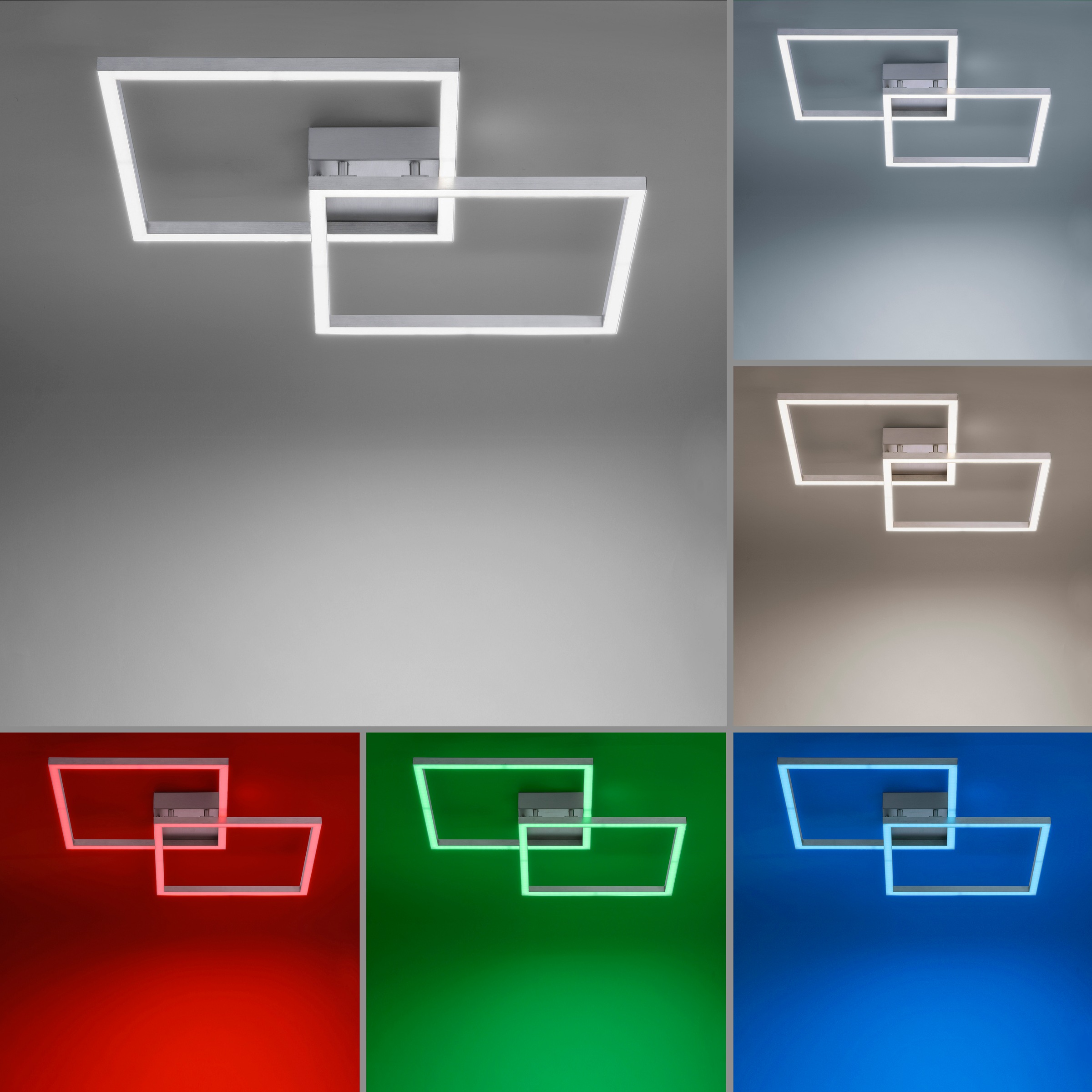 Leuchten Direkt Deckenleuchte »Ls-MAXI«, flammig-flammig, Smarthome white, Infrarot online inkl., 2 Fernbedienung, fähig bestellen RGB+tunable