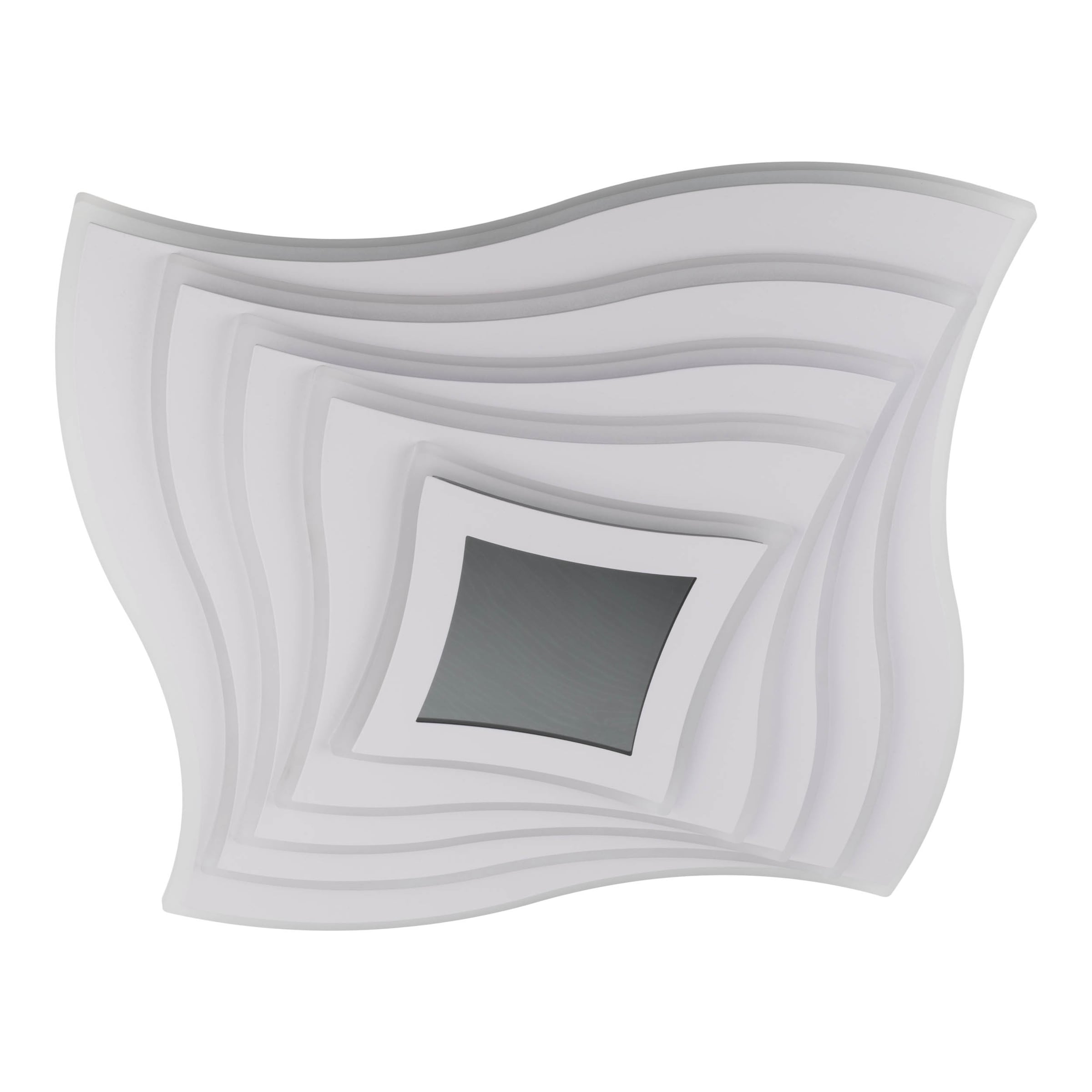 näve LED Deckenleuchte »Fevoria« LED-Modul 1 Stk. warmweiß - kaltweiß dimmbar, CCT, Memory, Nachtlicht, Fernbedienung, H: 7 cm / L/B: 50 cm