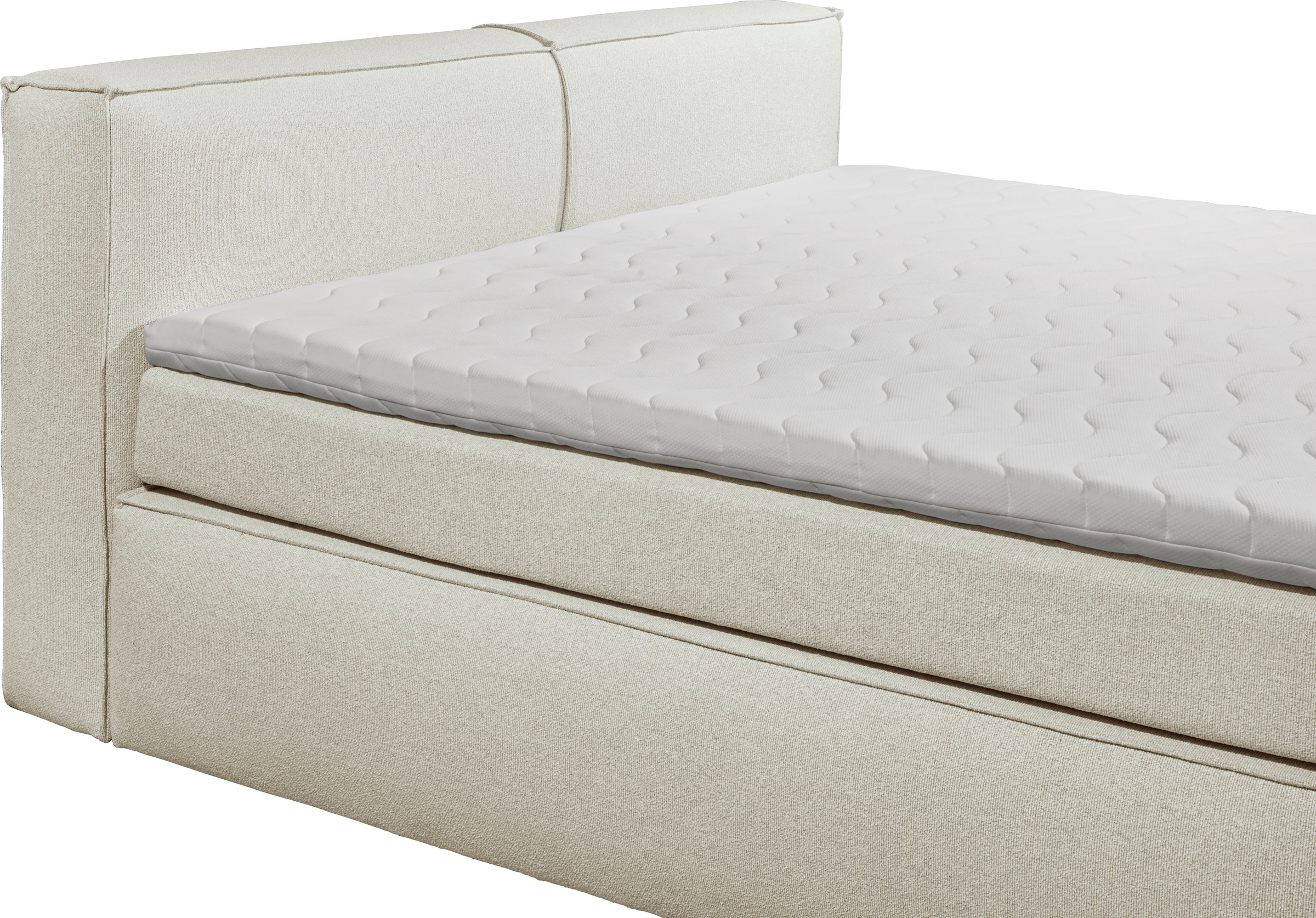 ED EXCITING DESIGN Boxspringbett »Sandon, Familienbett erhältlich in der Größe 240x200cm« in verschiedenen Farben erhältlich