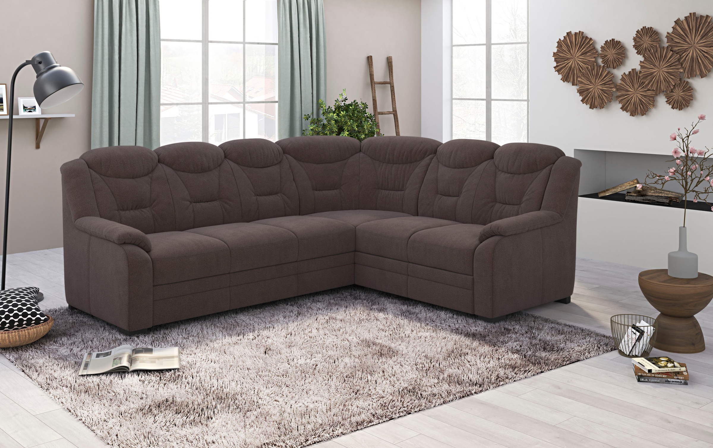 COTTA Ecksofa "Marcus L-Form", wahlweise mit Bettfunktion & Stauraum günstig online kaufen
