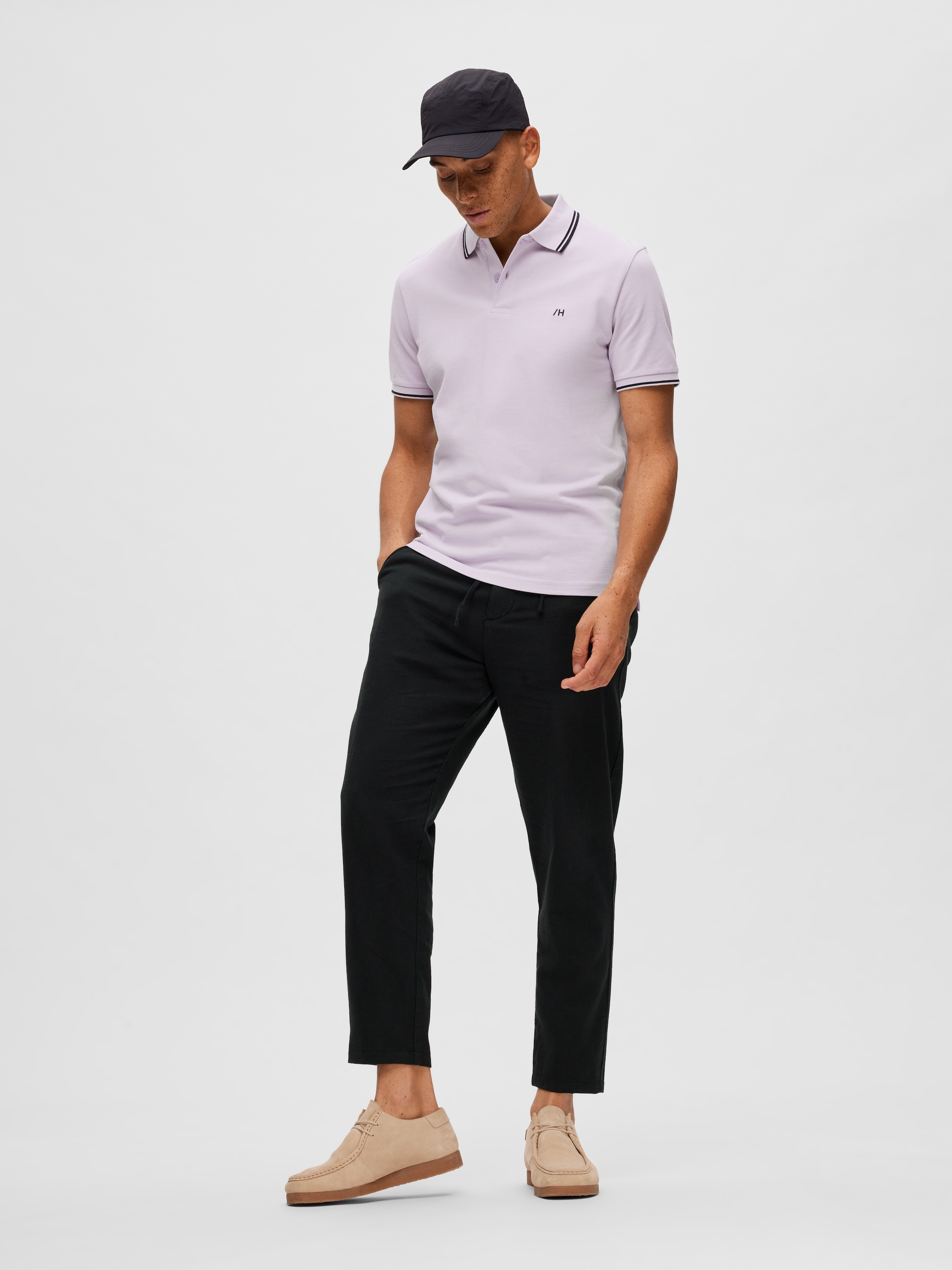 SELECTED HOMME Chinohose »SLH172-SLIMTAPE BRODY LINEN PANT NOOS«, mit Leinen