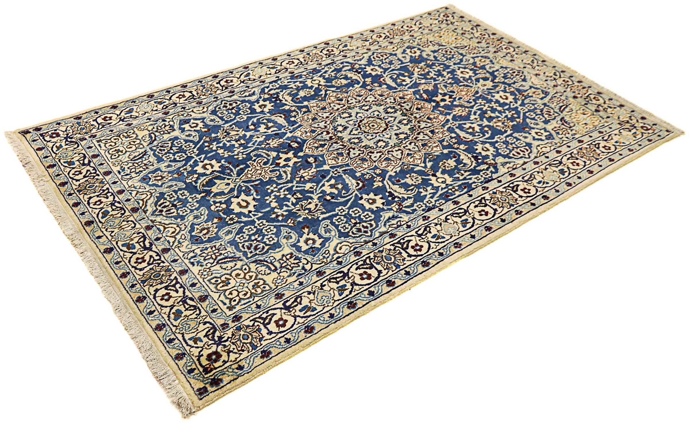 morgenland Orientteppich »Perser - Nain - Royal - 202 x 125 cm - dunkelblau günstig online kaufen