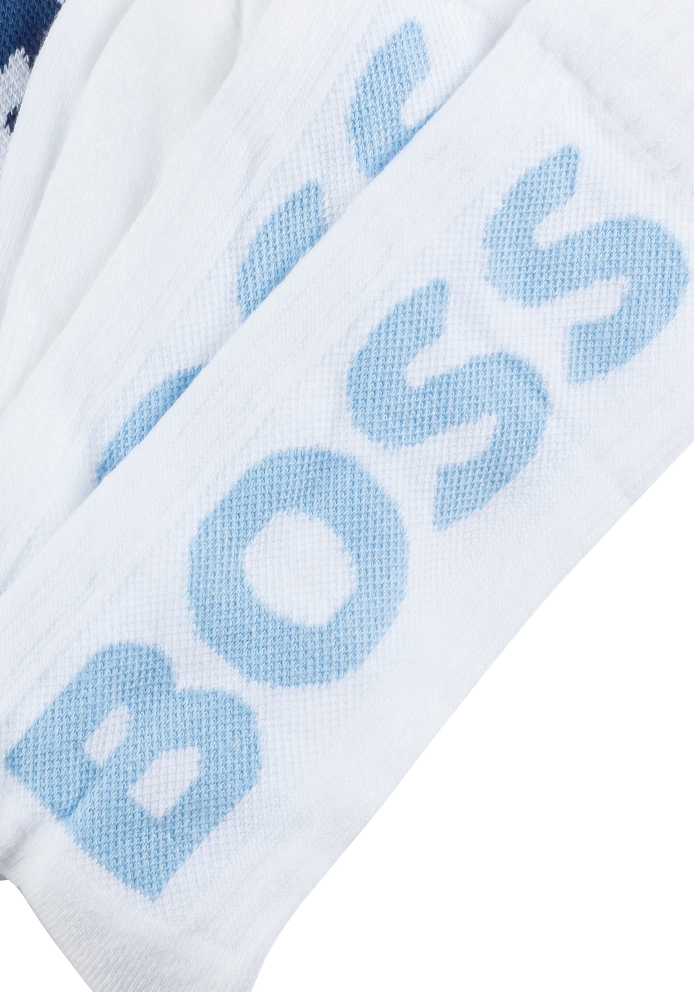 BOSS Socken »3P QS Rib Logo CC«, mit Logo