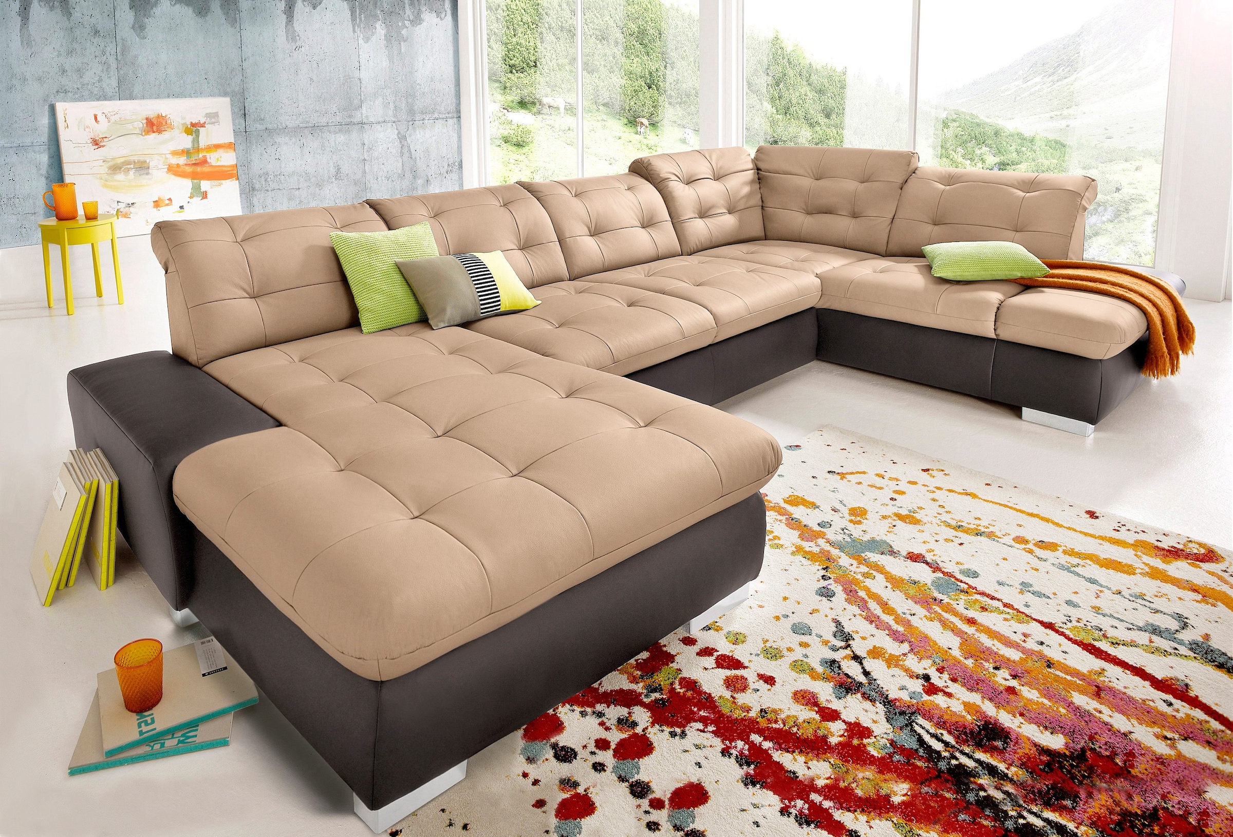 sit&more Wohnlandschaft »Palomino U-Form«, wahlweise in XL oder XXL