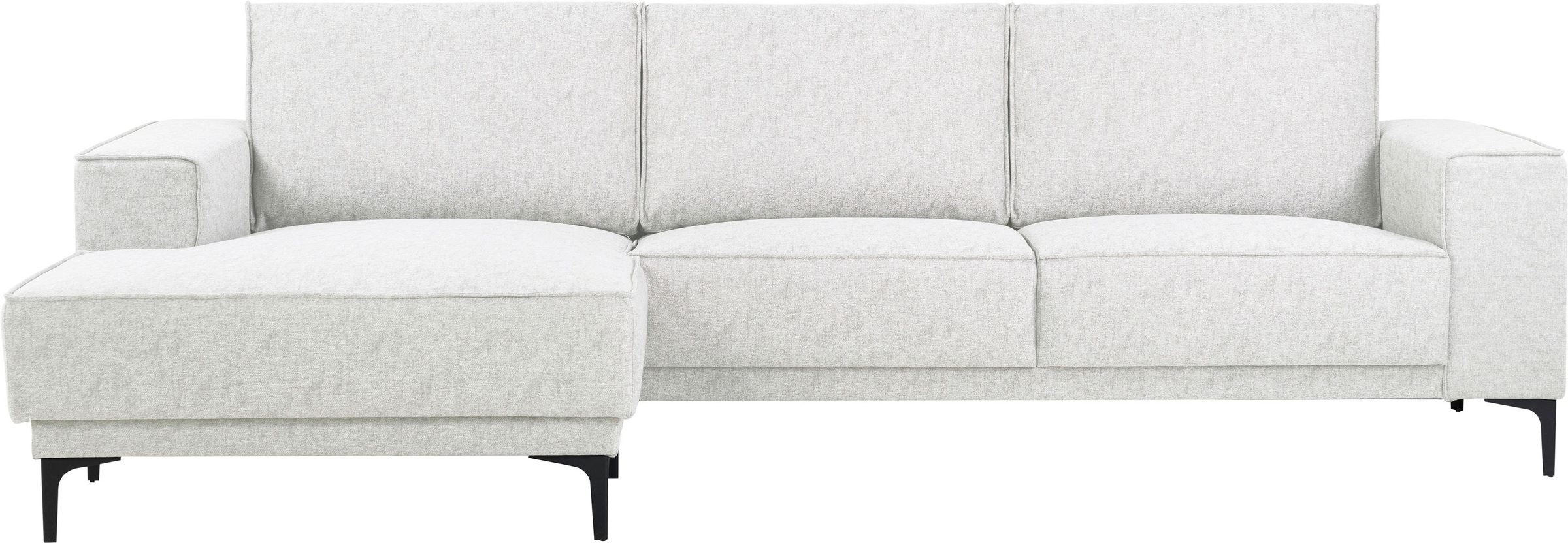 Places of Style Ecksofa »Polsterecke Oland, Struktur, Flachgewebe, Luxus-Mi günstig online kaufen