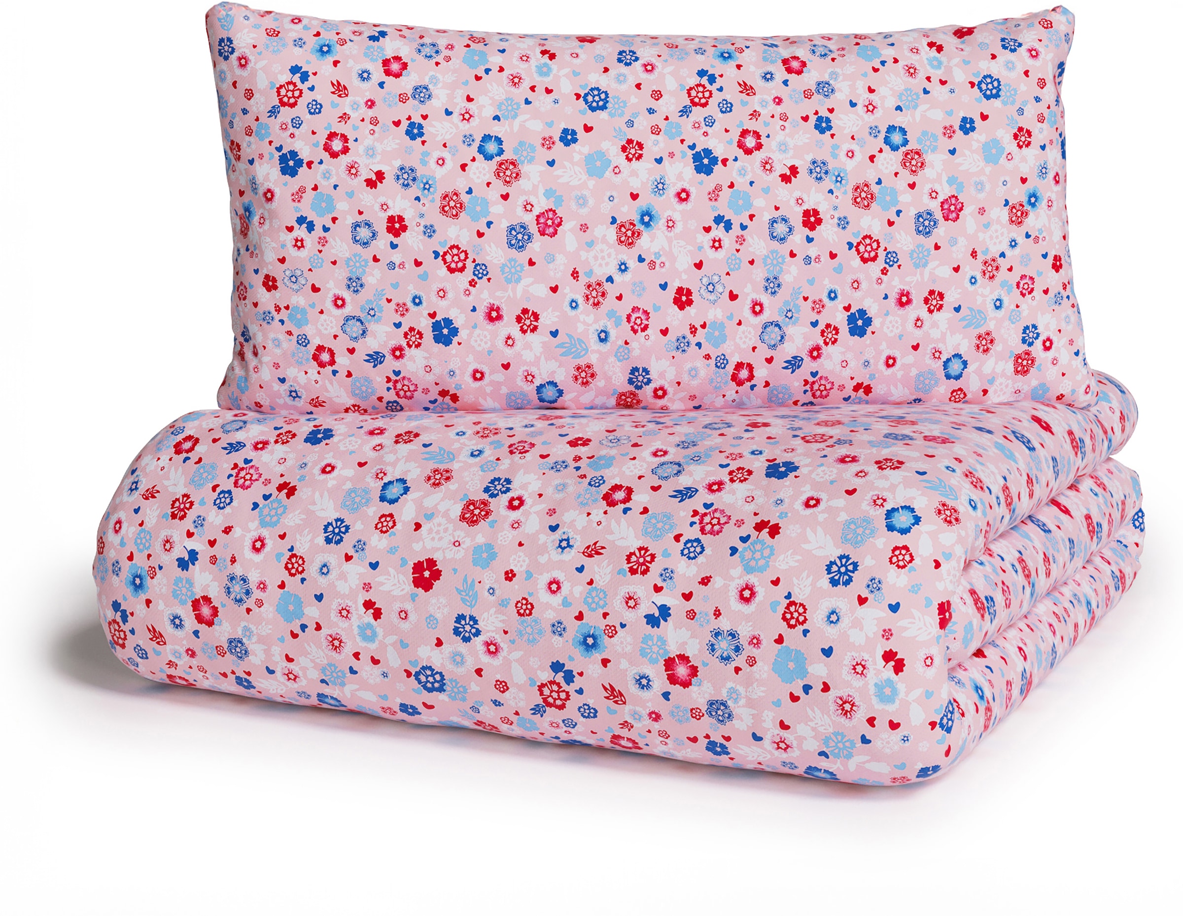 my home Bettwäsche »Mariby« 2 Stk. tlg. mit feinem Blümchen Design, skandin günstig online kaufen