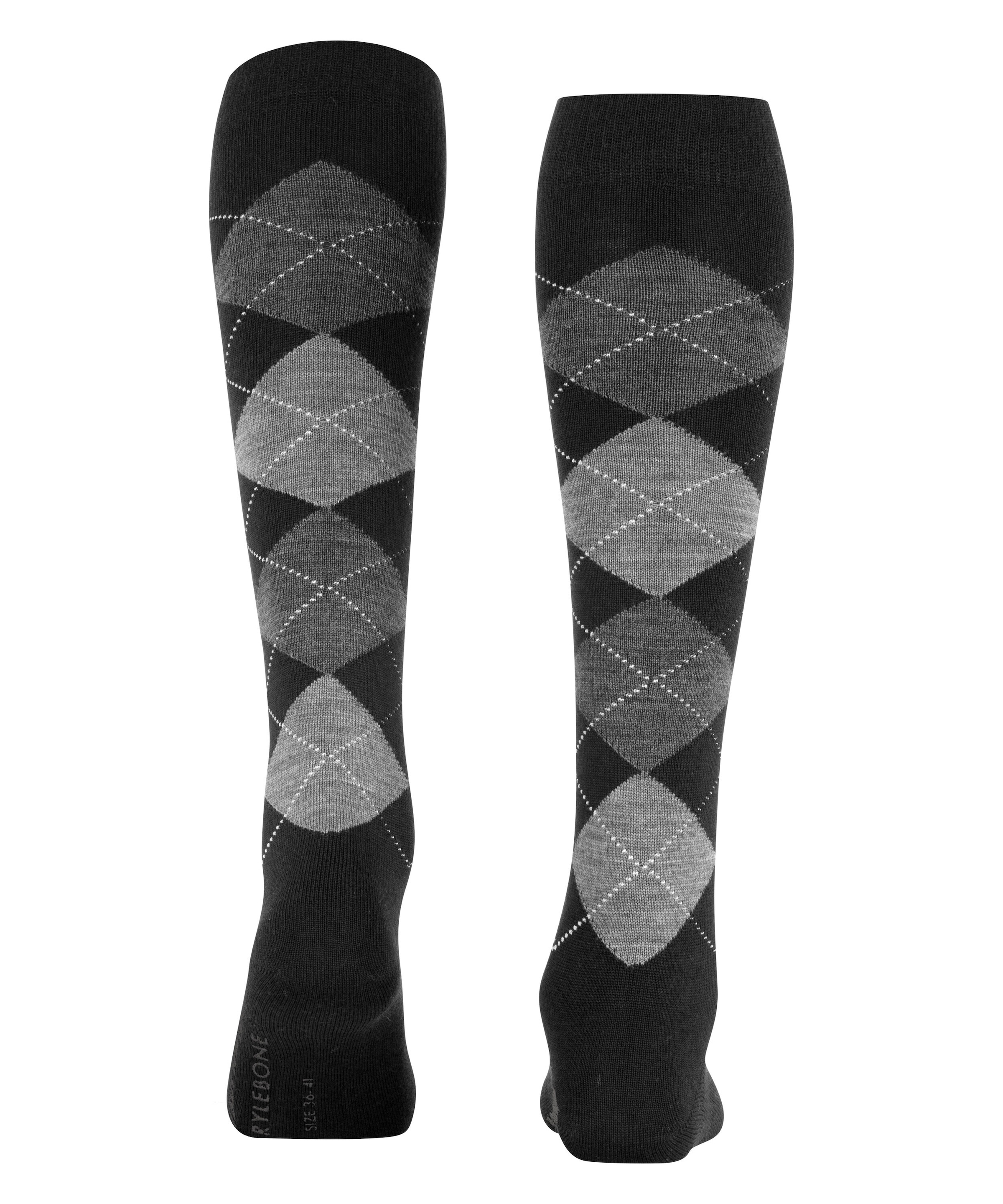 Burlington Kniestrümpfe »Marylebone« Einheitsgröße 36-41, wärmende Wollmischung, Argyle-Muster