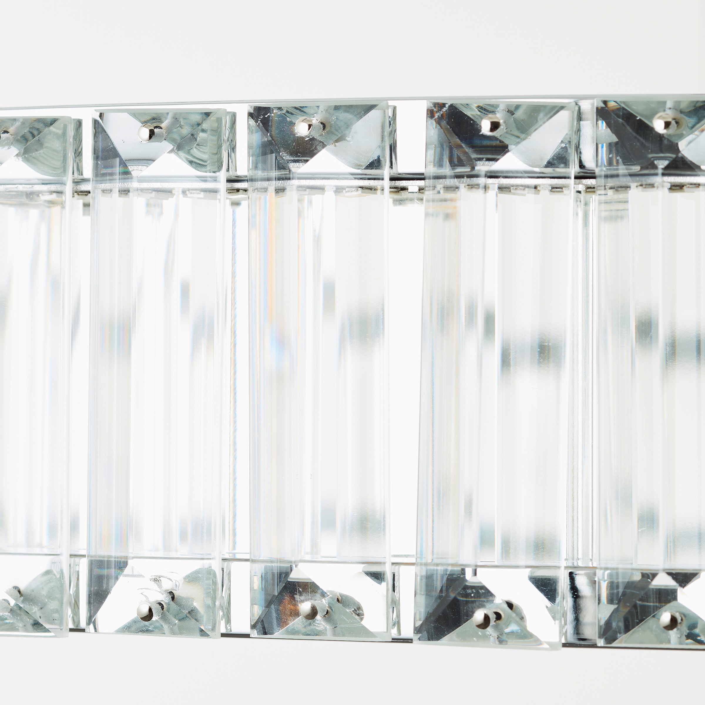 Brilliant LED Pendelleuchte »Queen«, Höhe 150cm, Ø 80cm, 6000lm, kürzbar, Aluminium/Kunststoff, chromfarben