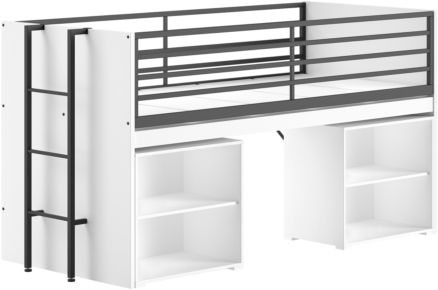 Vipack Stauraumbett »Sam, schlafen und arbeiten in einem, wahlweise Eiche- günstig online kaufen