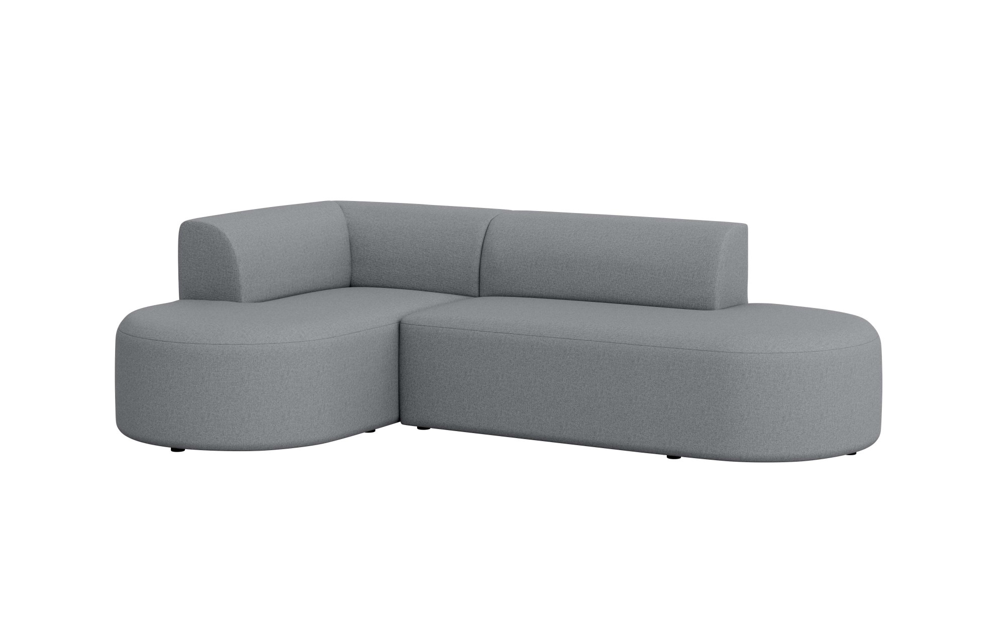andas Ecksofa »Ecksofa Tvinne mit Ottomane links oder rechts bestellbar«, L-Form, mit Wellenunterfederung, BxTxH 260x170x73 cm
