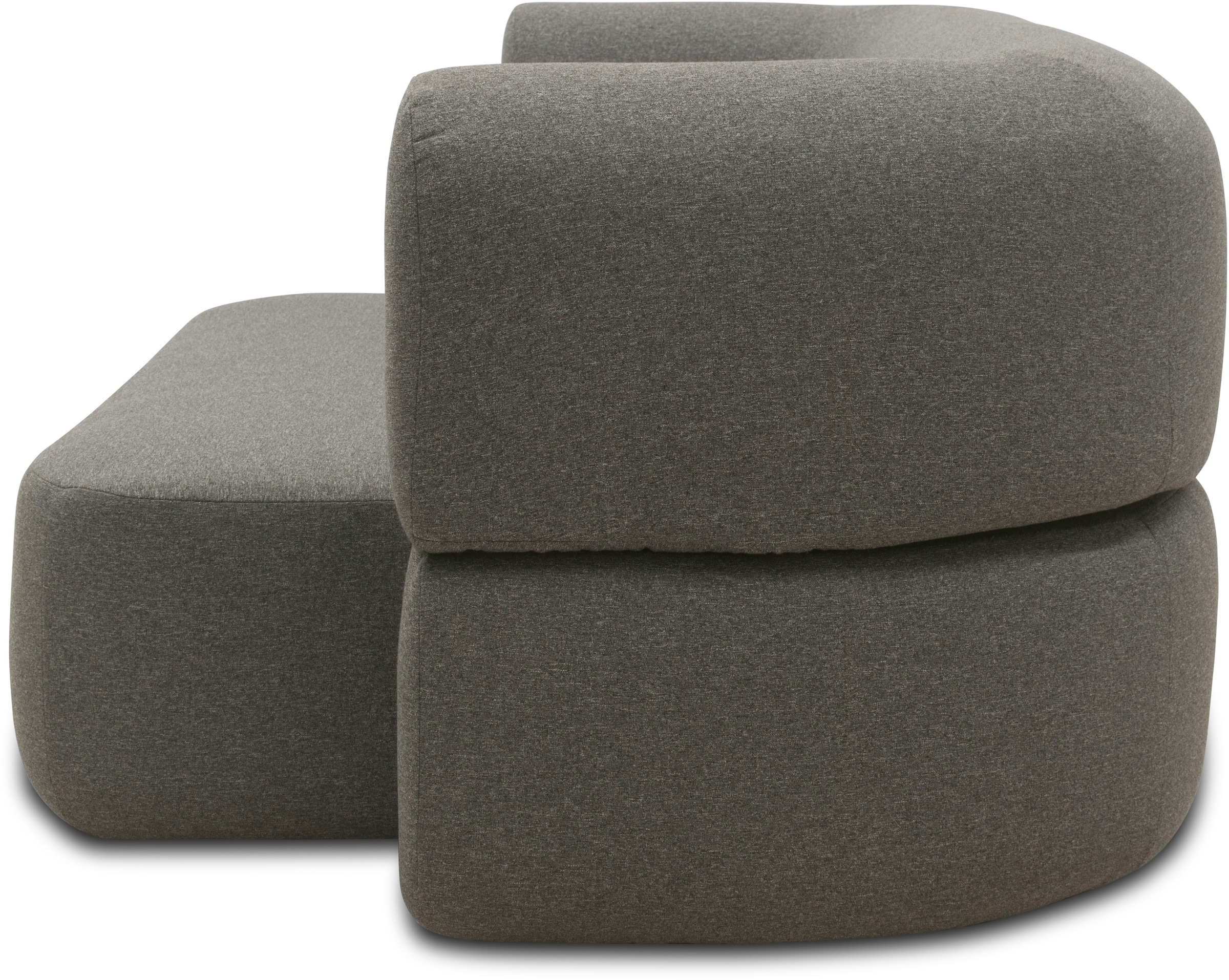INOSIGN Schlafsofa »Denair oval Federkern«, 2-Sitzer durch Klappen verwandeln in eine Liegefläche
