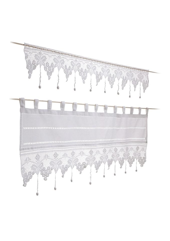 HOSSNER - ART OF HOME DECO Querbehang »Matterhorn« Durchzuglöcher 1 Stk. tl günstig online kaufen