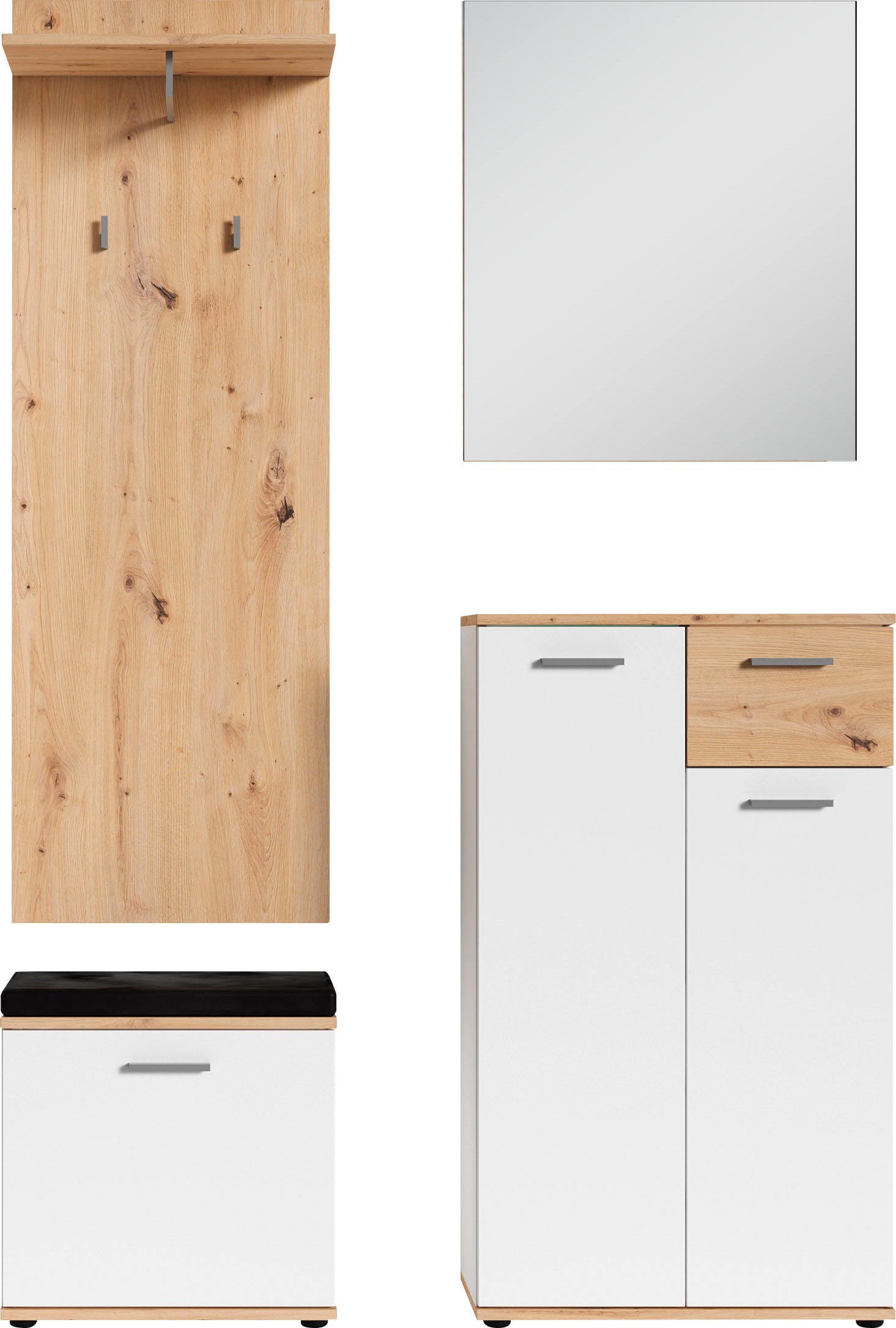 INOSIGN Garderoben-Set "Jakob" 4 tlg. günstig online kaufen