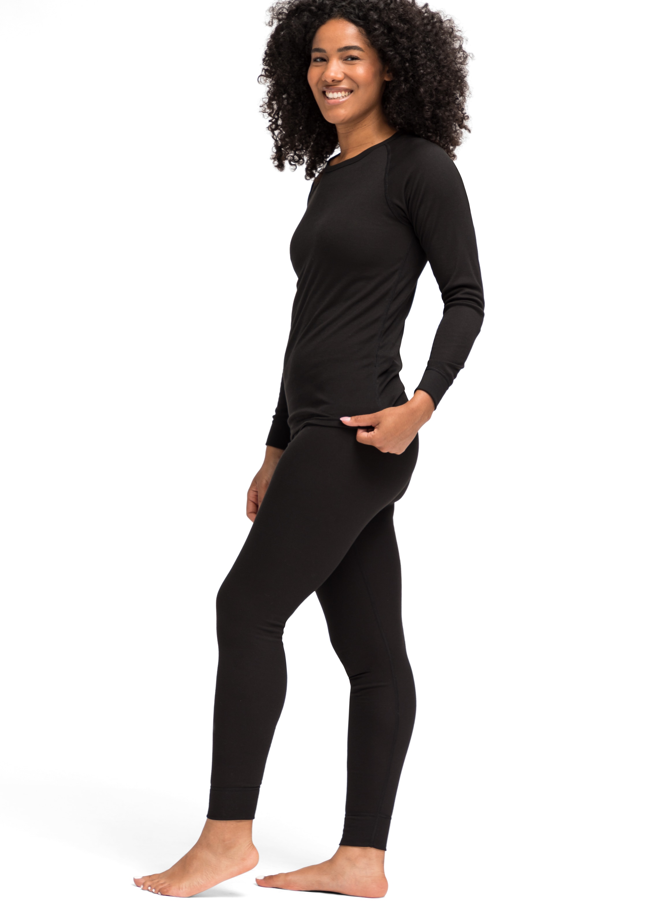 Maier Sports Shirt & Hose »Lena« Damen Ski-Wäsche-Set, Funktionswäsche, Lange Unterhose + Unterhemd