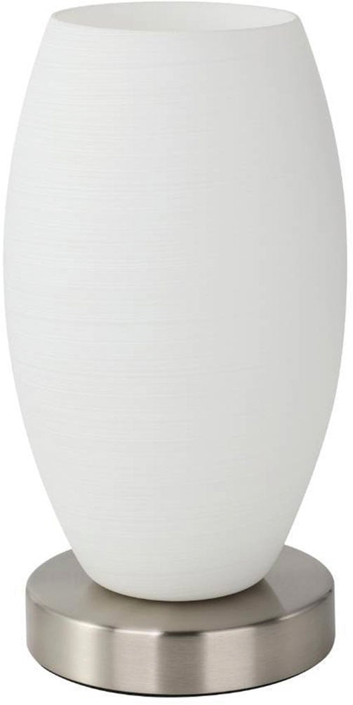 EGLO Tischleuchte »BATISTA 3«, 1 flammig, Leuchtmittel E27 | Leuchtmittel wechselbar-ohne Leuchtmittel, Für Tisch, Sideboard oder Kommode, aus Stahl und handgemachtem Glas