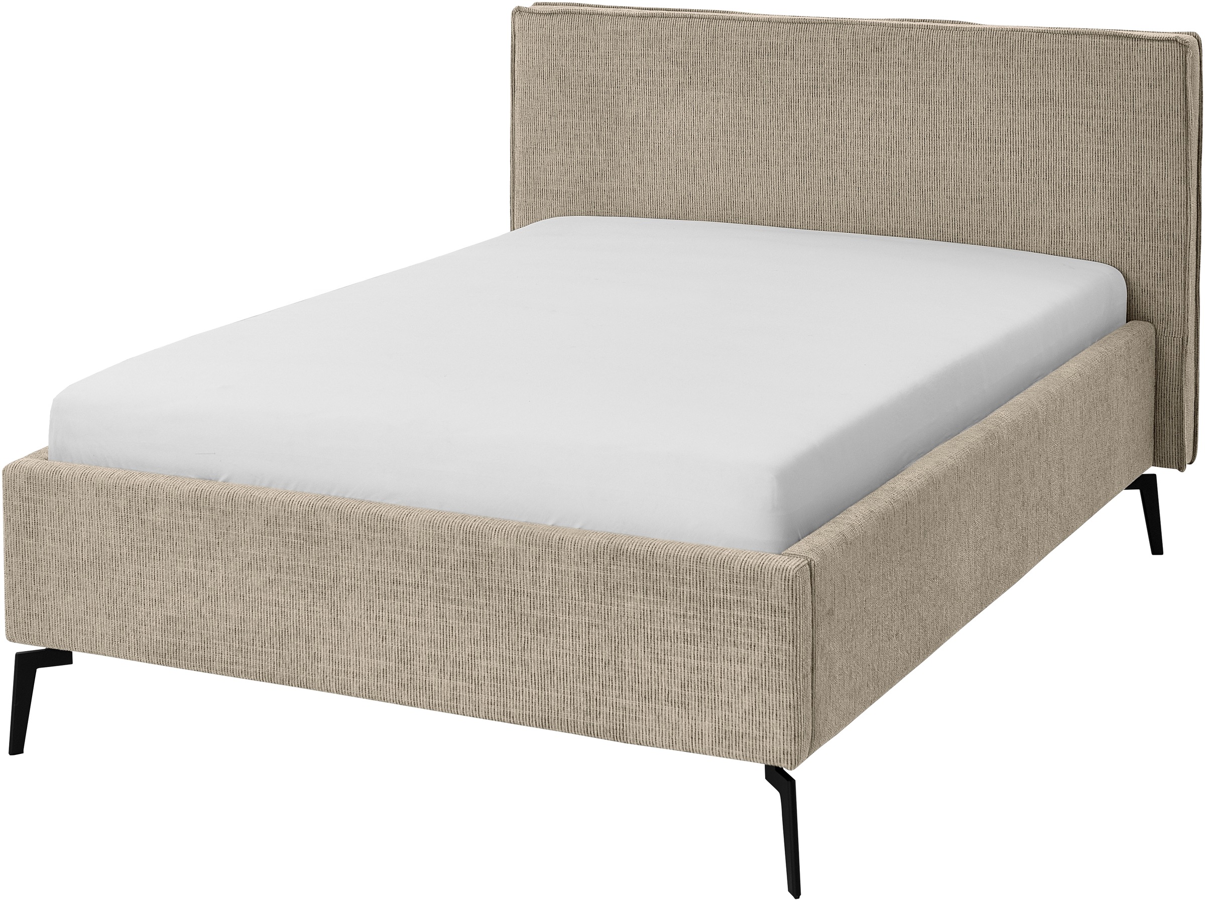 meise.möbel Polsterbett "Riva" mit eichefarbigen Holzfüßen, wahlweise mit B günstig online kaufen