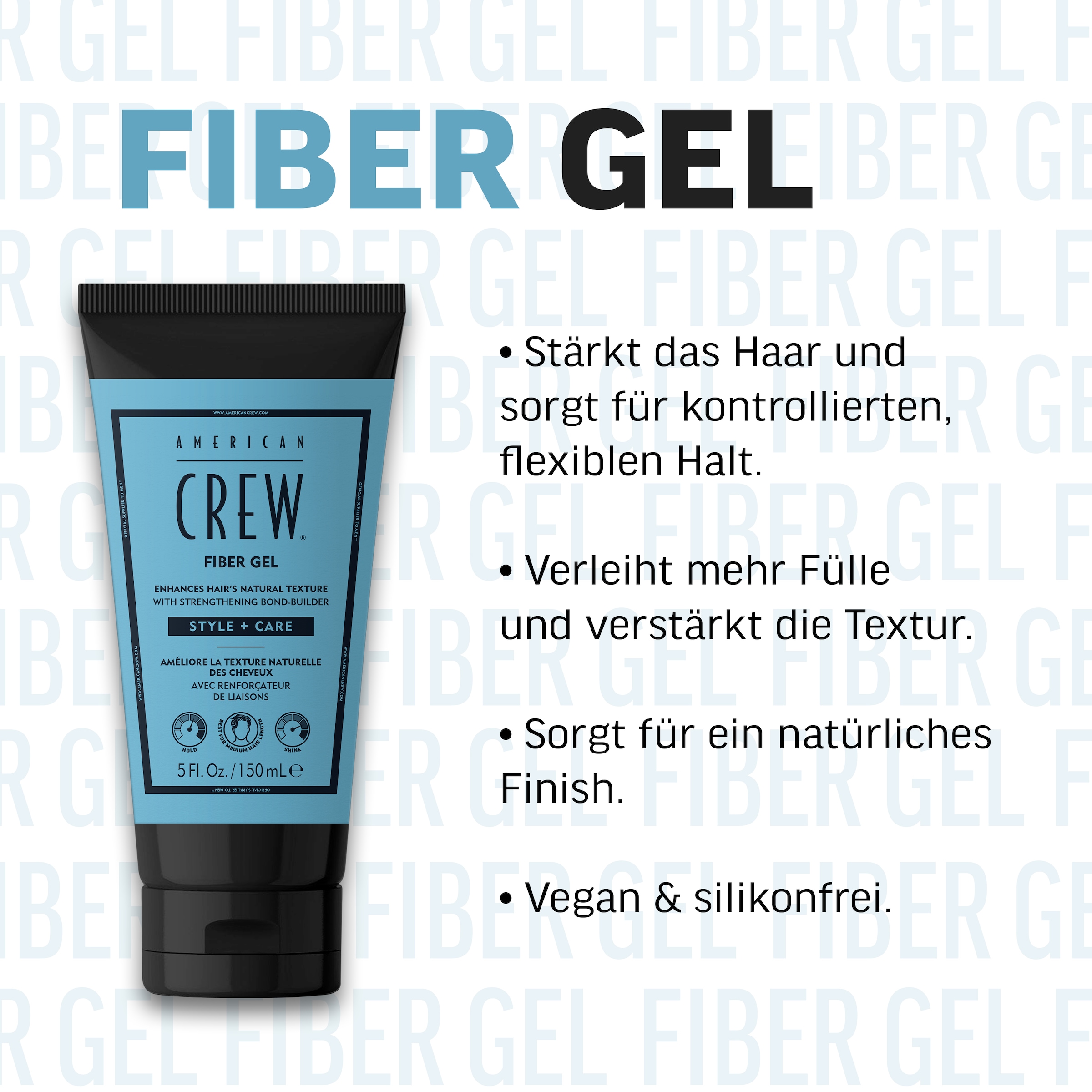 American Crew Haargel »Fiber Gel 150ml«
