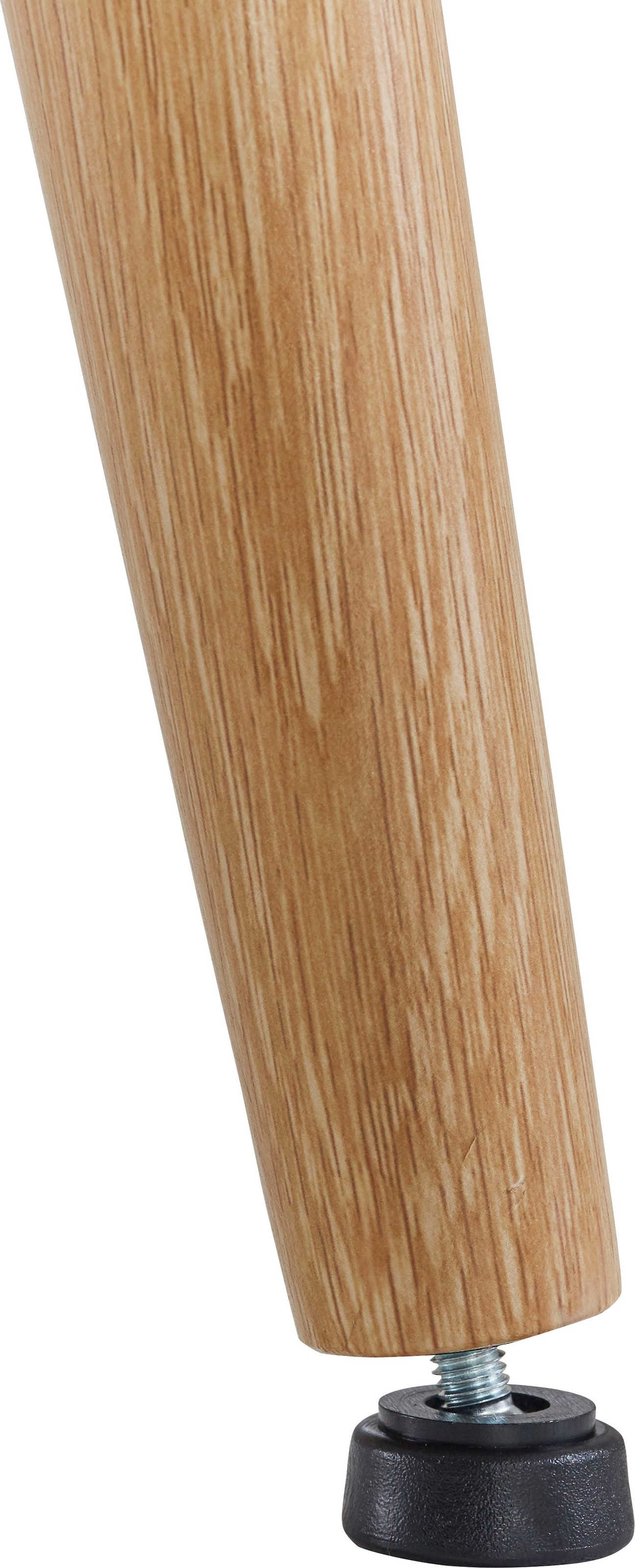 INTER-FURN Esstisch »Bozen«, (1 St.), 180 cm Breite x 90 cm Tiefe, Tischplatte Weiß Lack, Metallgestell