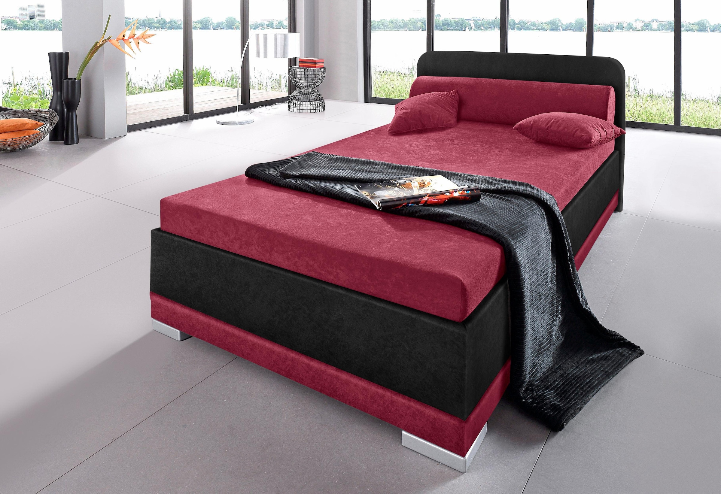 Maintal Polsterbett »wahlweise mit Matratze und praktischen Bettkasten,« in günstig online kaufen