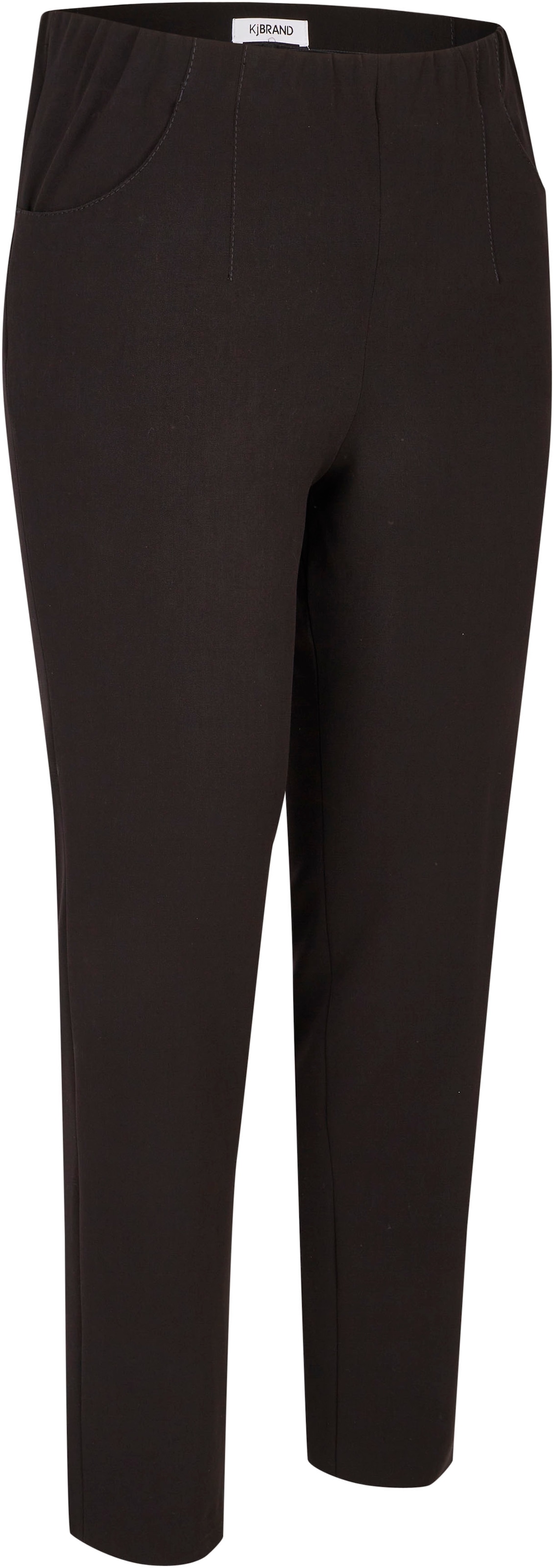KjBRAND Schlupfhose »Schlupfhose Susie in Bi-Stretch, Kammgarnoptik«, Sommerhose, ideal für kräftige Oberschenkel