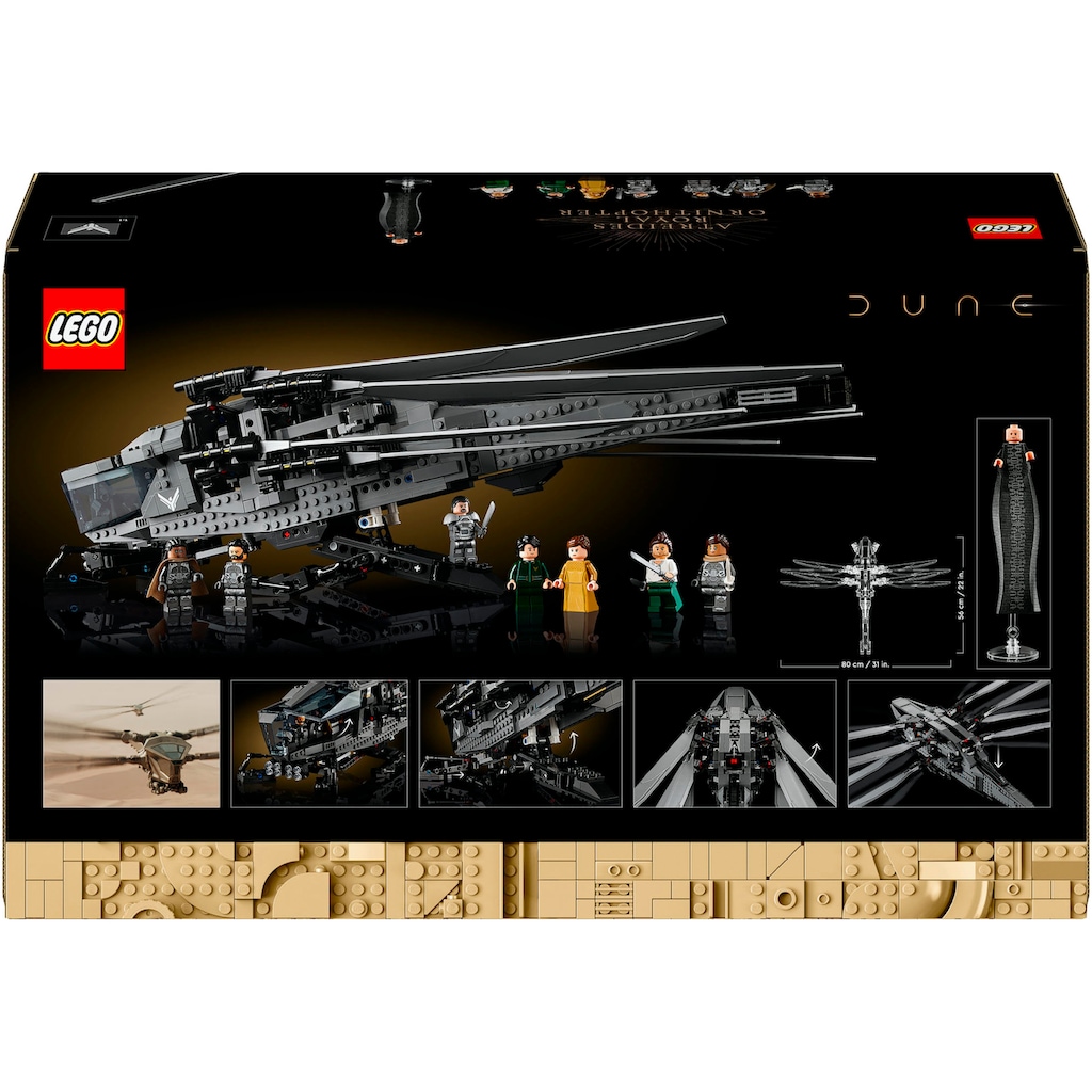LEGO® Konstruktionsspielsteine »Dune Atreides Royal Ornithopter (10327), LEGO Icons«, (1369 St.)