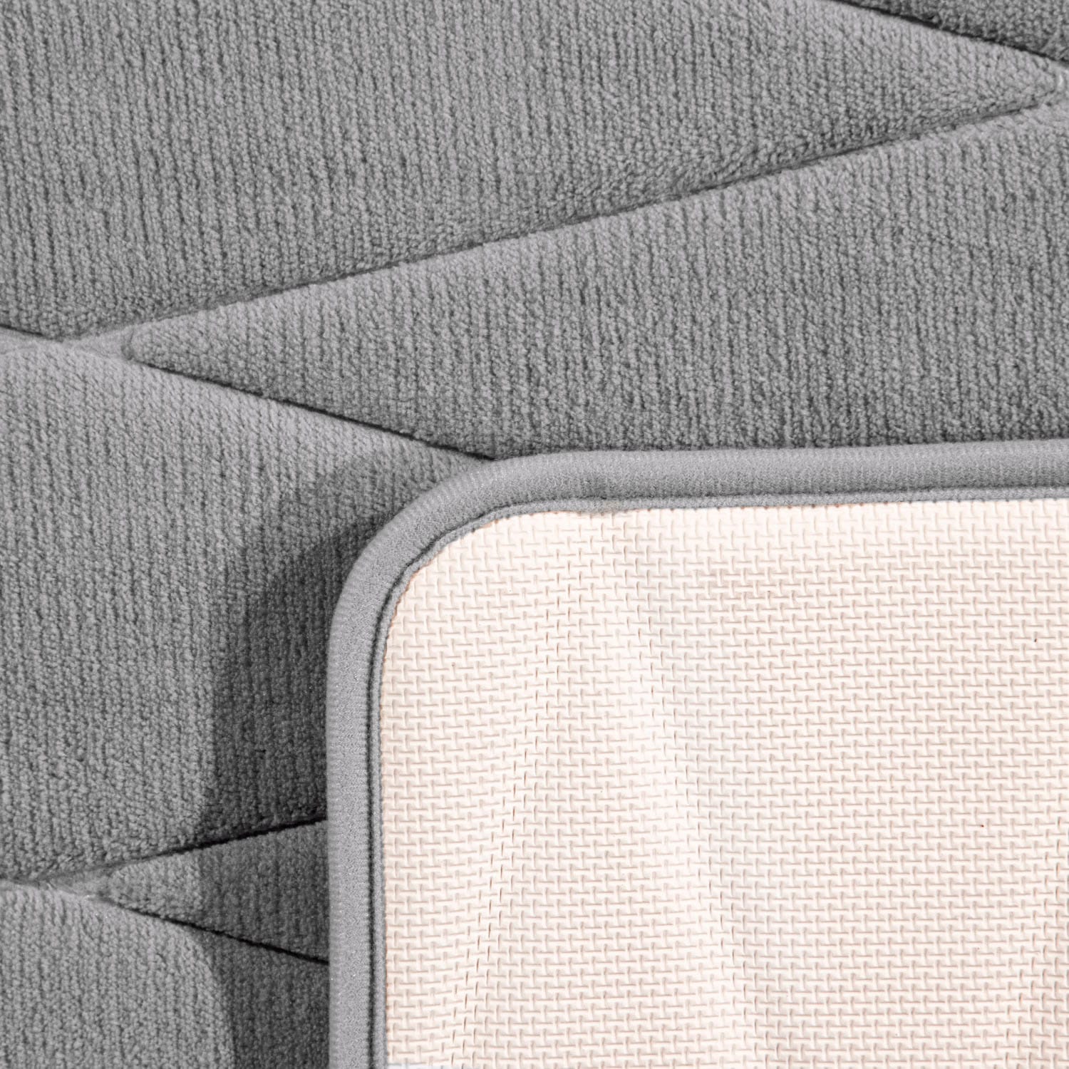 Paco Home Badematte »Corby 254, Memory-Schaum Effekt«, rutschhemmend beschichtet, fußbodenheizungsgeeignet, Badteppich, Uni Farben, Rauten Muster, Hoch-Tief Effekt