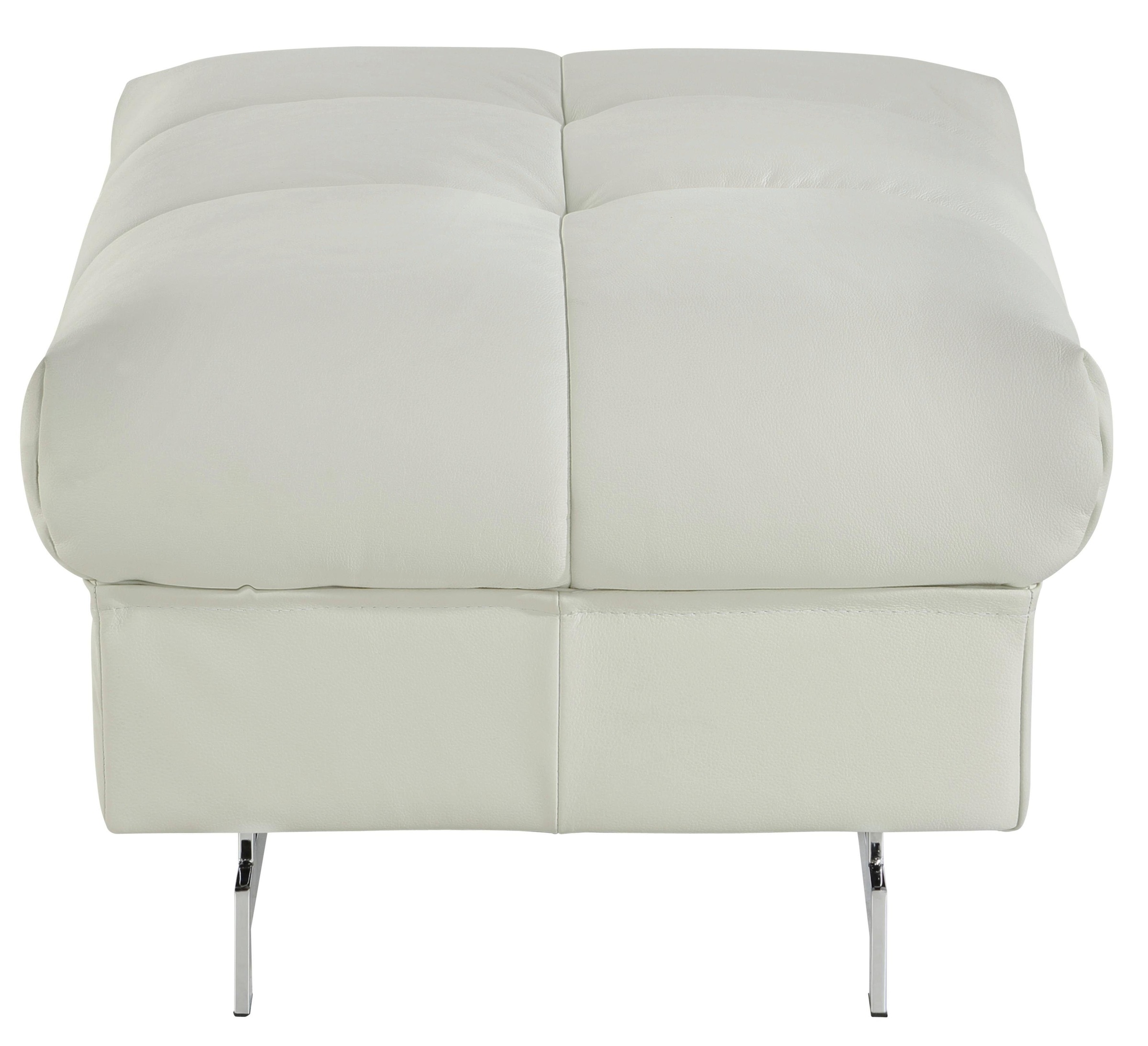 COTTA Polstergarnitur »Chef«, (Set), Set bestehend aus: 2-Sitzer mit Kopfteilverstellung & Hocker