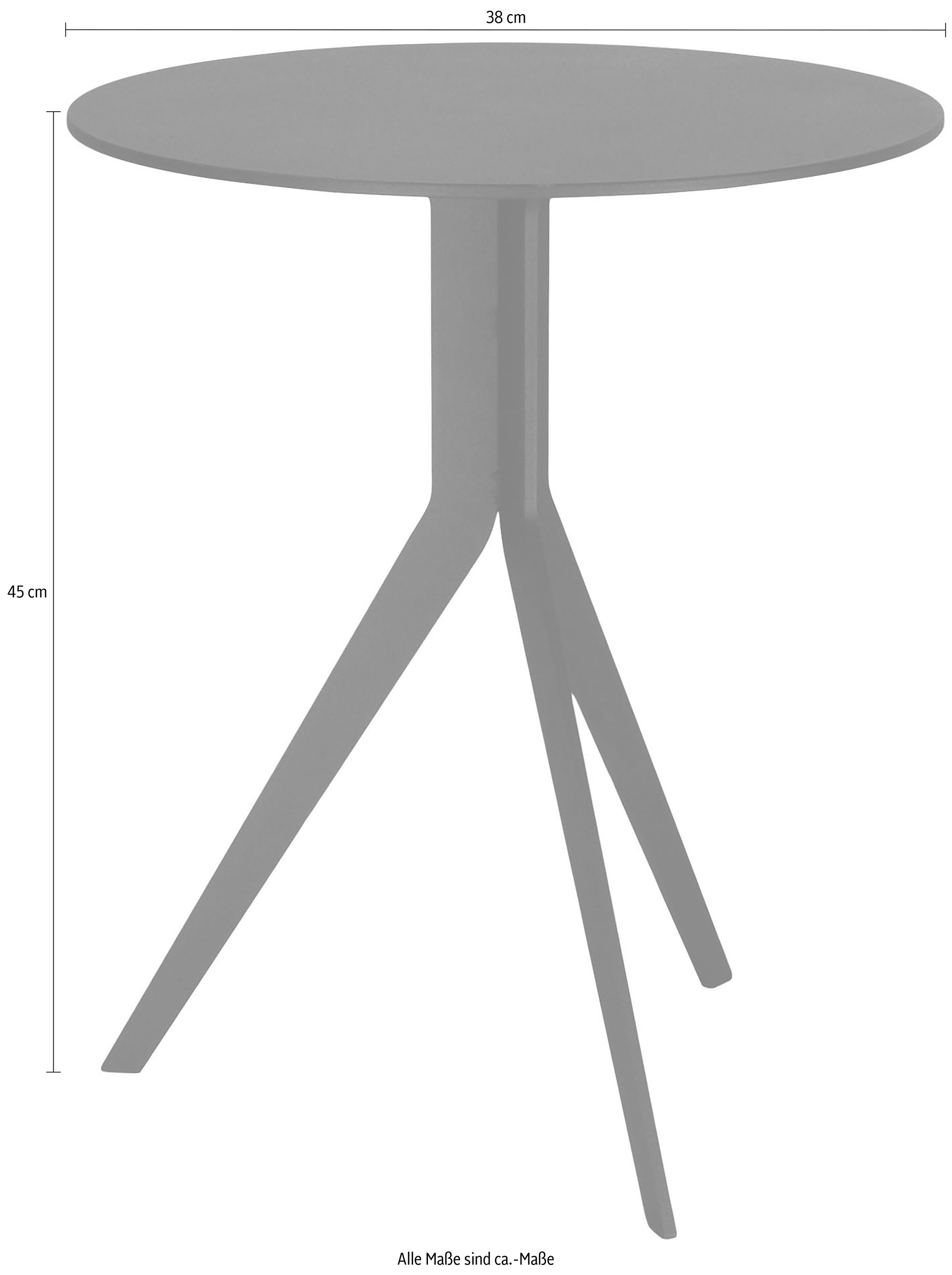 Spinder Design Beistelltisch »Daley« Metall, Stark, langlebig