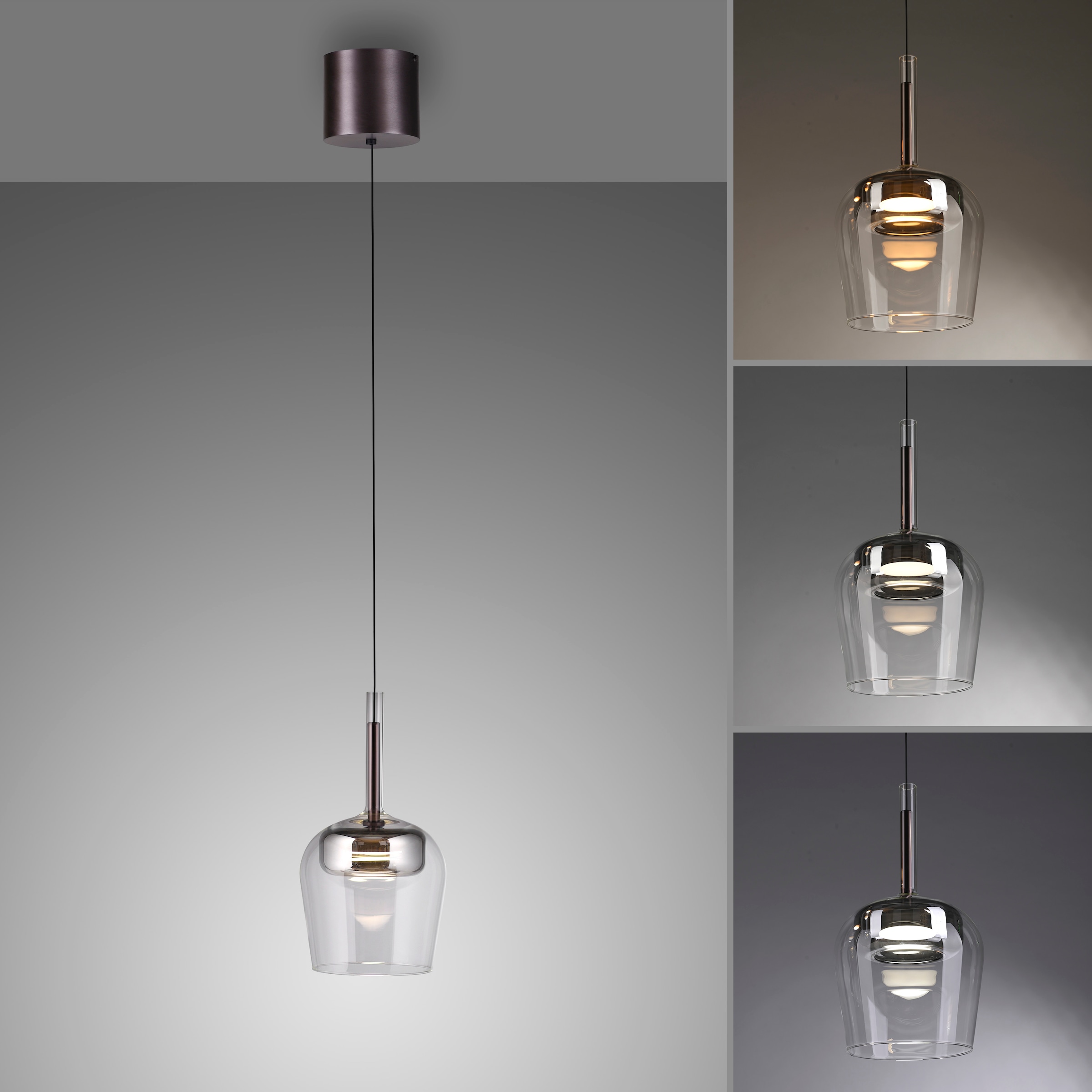 Neuhaus Q SMART HOME LIGHTS LED Pendelleuchte »Q-KON« LED-Board 1 Stk. warmweiß - kaltweiß