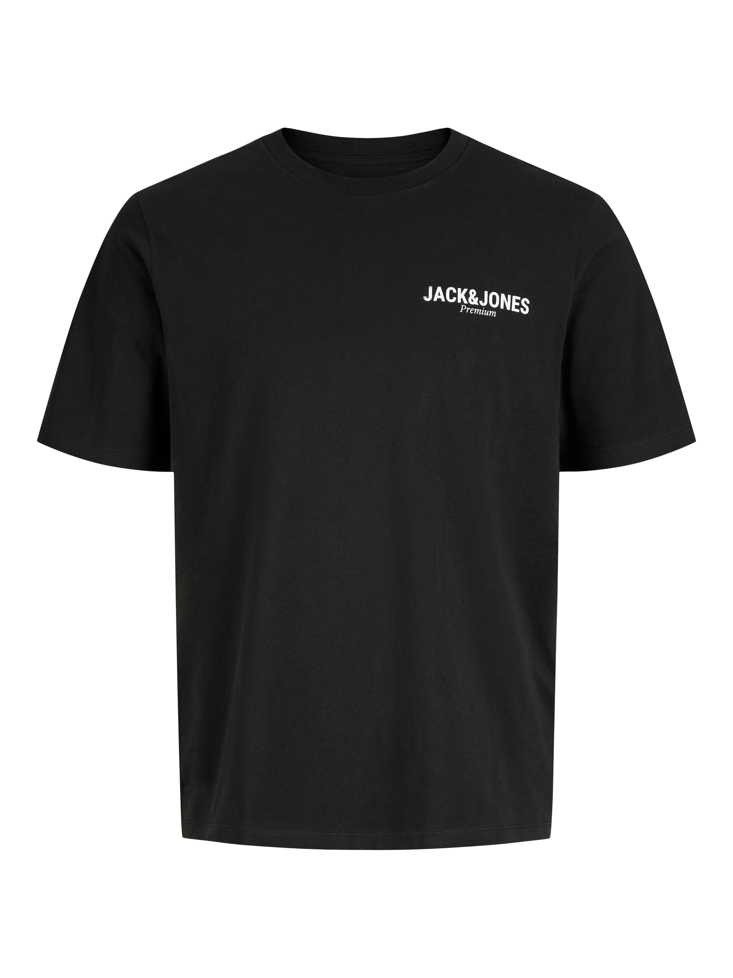 Jack & Jones PlusSize T-Shirt »JPRBLAOSCAR SS TEE FST PLS« mit Logo Schriftzug