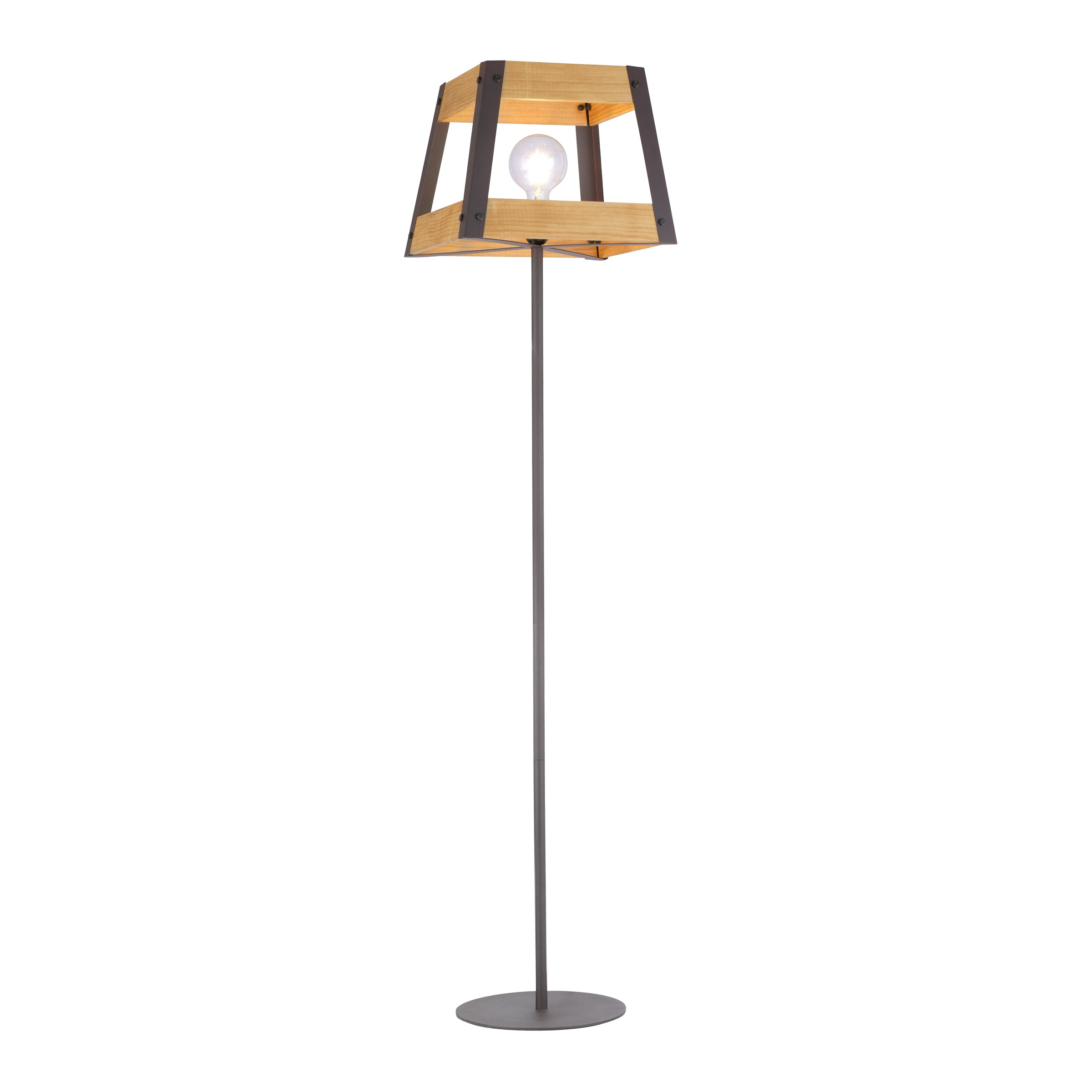 JUST LIGHT Stehlampe »CRATE«, 1 flammig, Leuchtmittel E27   ohne Leuchtmitt günstig online kaufen