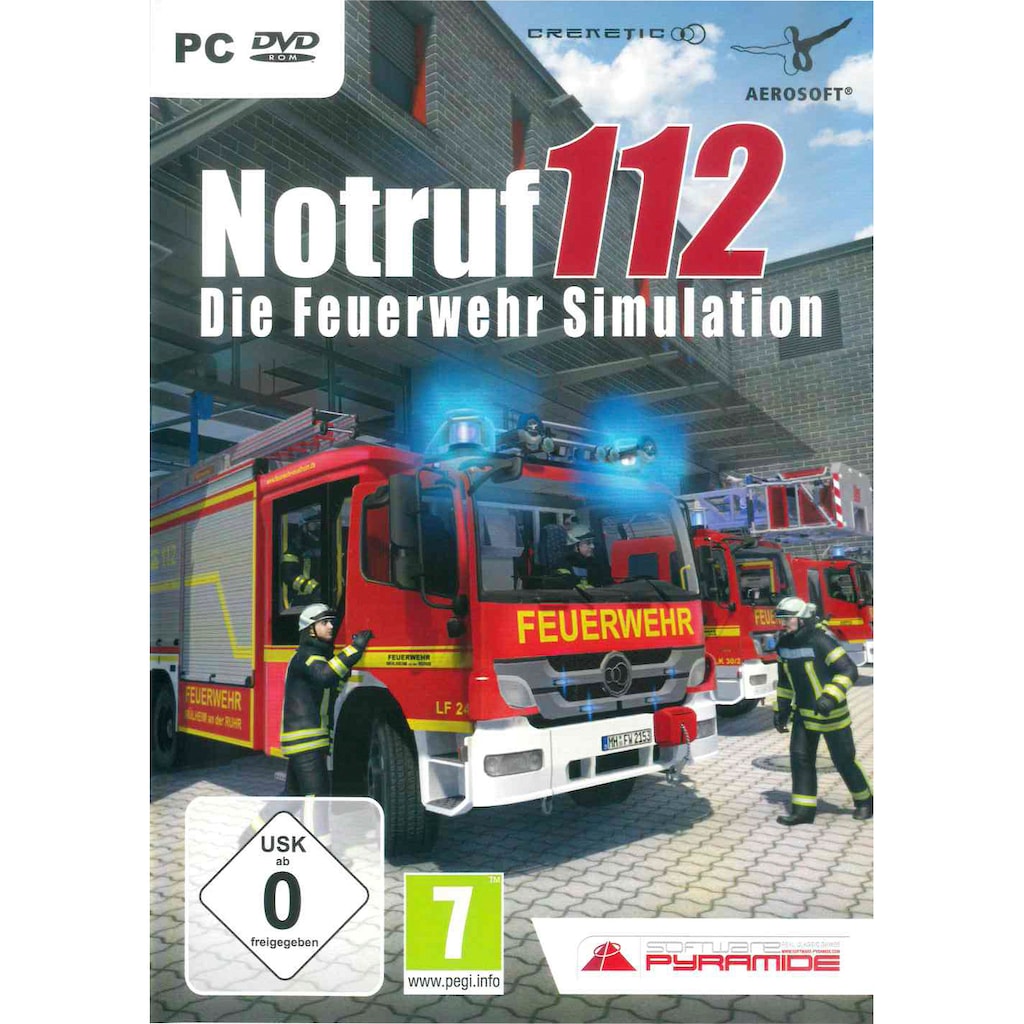 aerosoft Spielesoftware »Notruf 112 - Die Feuerwehr Simulation«, PC